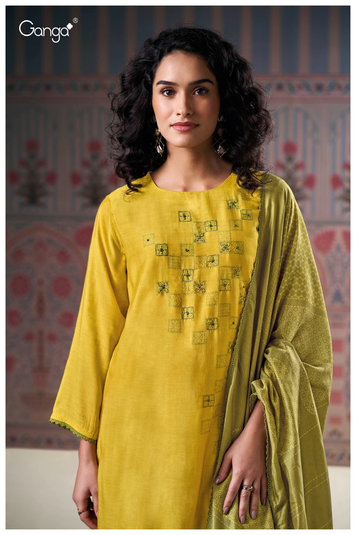 GANGA FASHIONS NESSA S3162 | PREMIUM PURE BEMBERG SILK - ASHOK LAL & SONS
