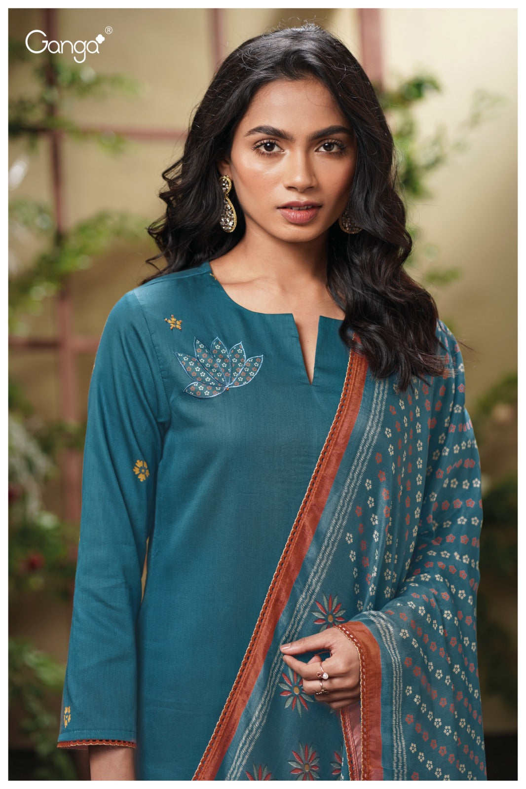 GANGA CRETA S3797 | PREMIUM COTTON SATIN - ASHOK LAL & SONS