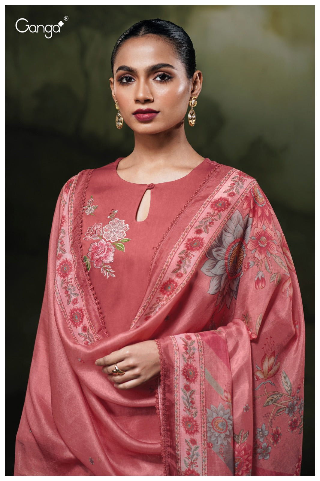 Ganga YENNOHA S3811| Ganga Suits Wholesaler in Rohtak – Ashok Lal & Sons
