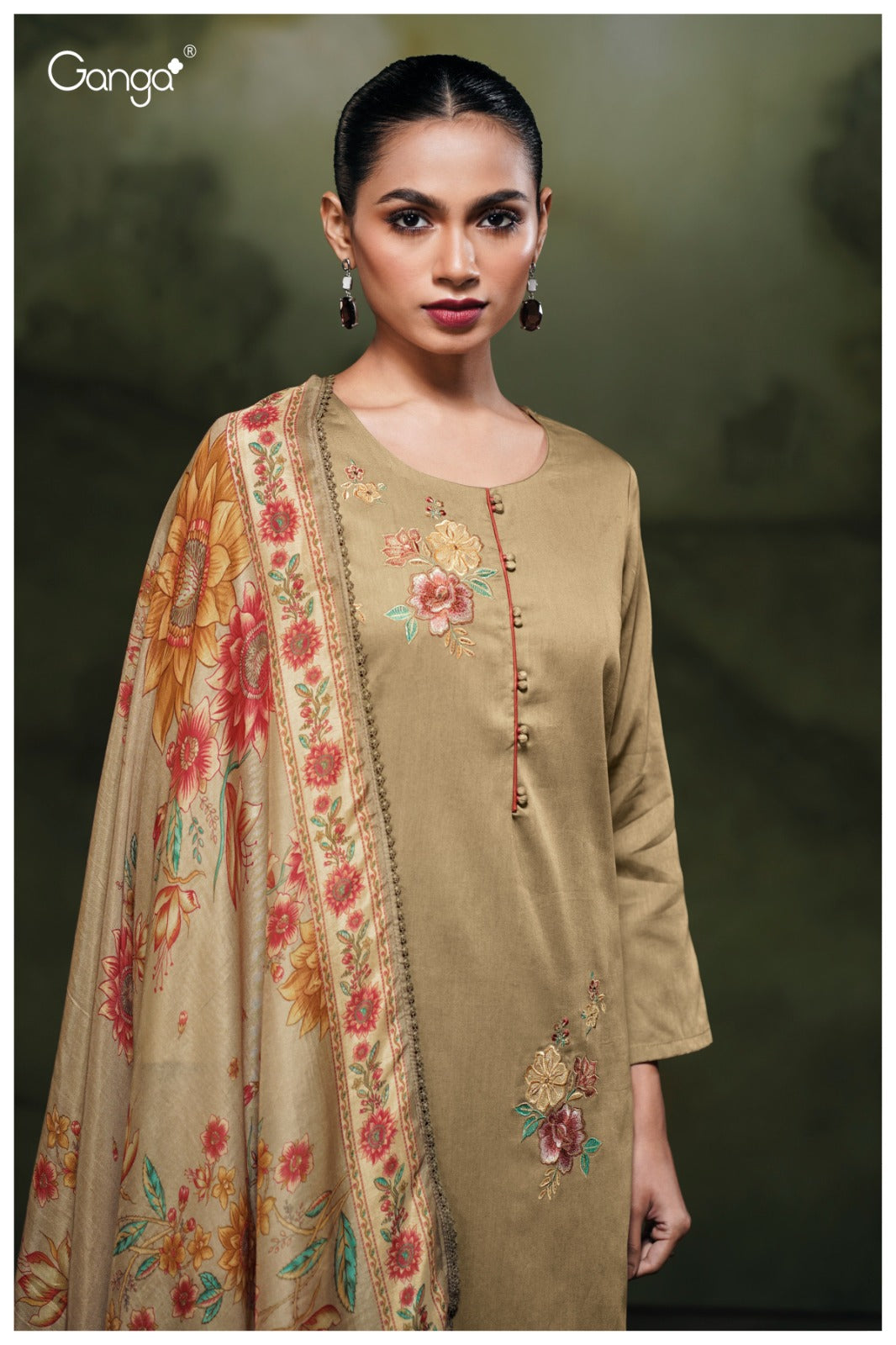 Ganga YENNOHA S3811| Ganga Suits Wholesaler in Rohtak – Ashok Lal & Sons