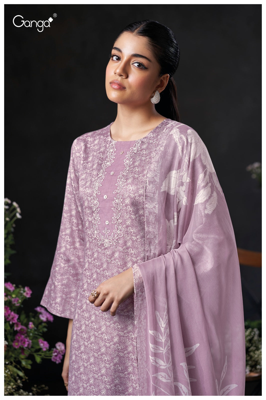 Ganga KAELANI S3830| Ganga Suits Wholesaler in Rohtak – Ashok Lal & Sons