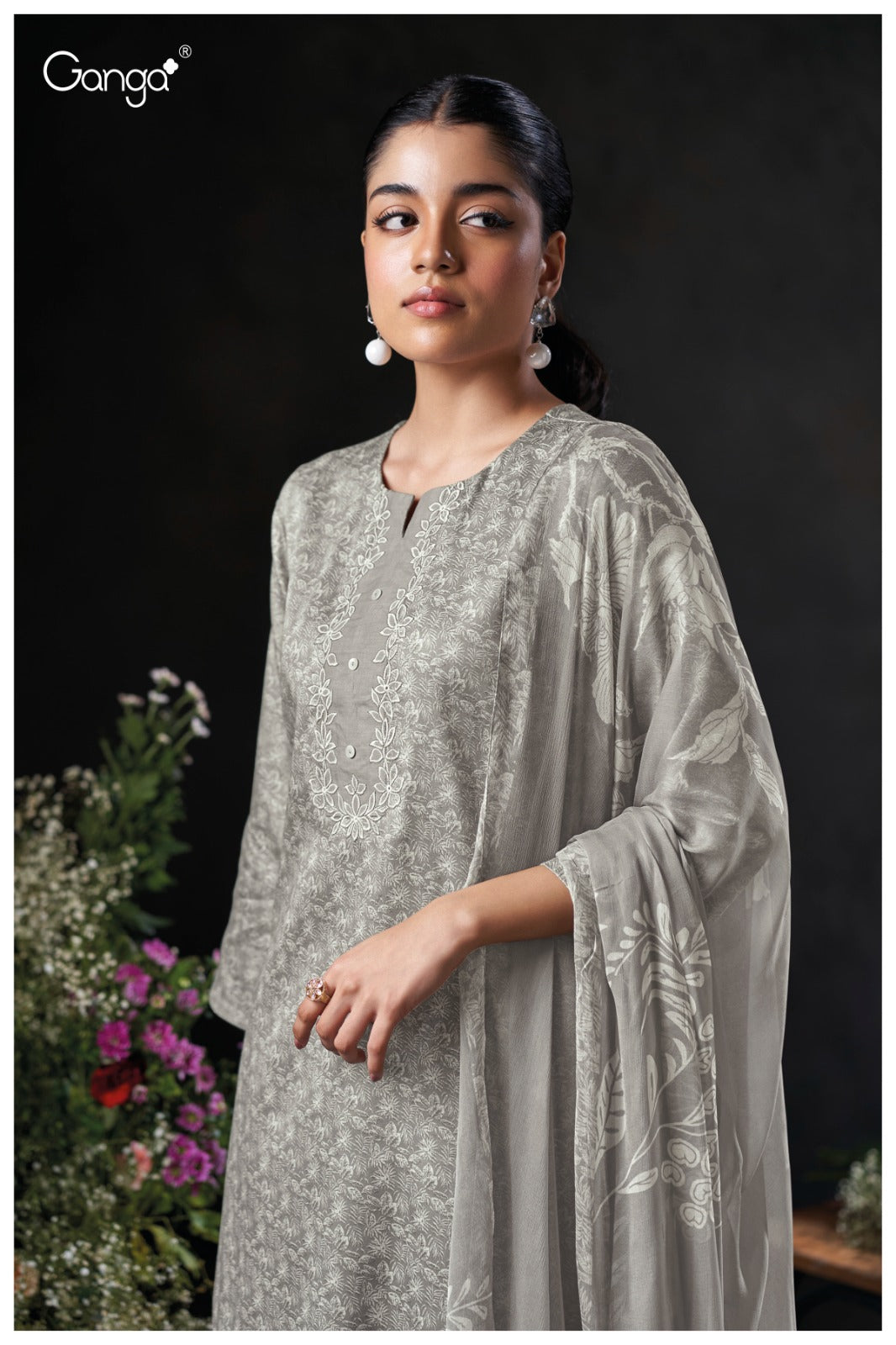 Ganga KAELANI S3830| Ganga Suits Wholesaler in Rohtak – Ashok Lal & Sons