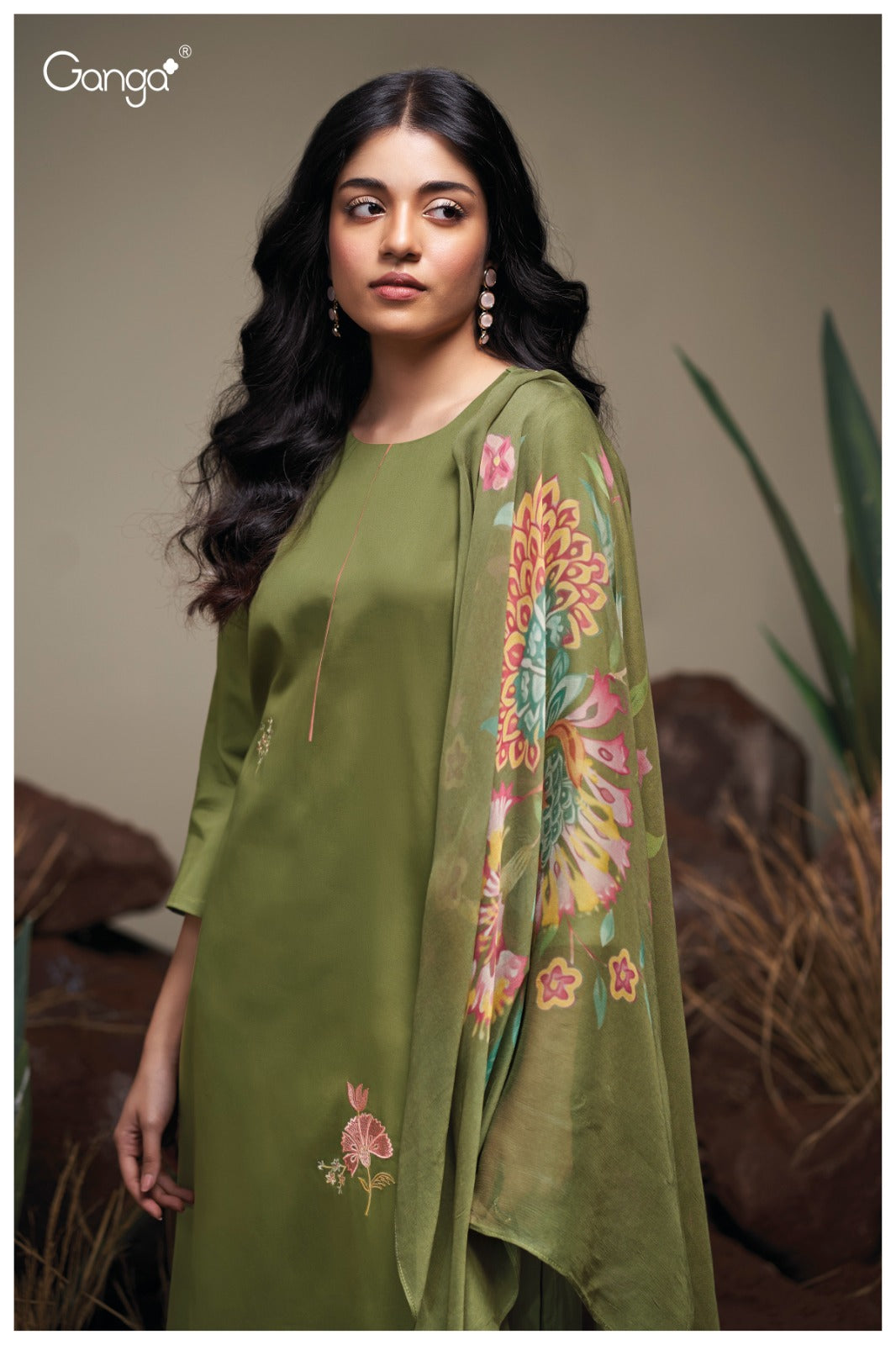 Ganga AGATHA S3741| Ganga Suits Wholesaler in Rohtak – Ashok Lal & Sons