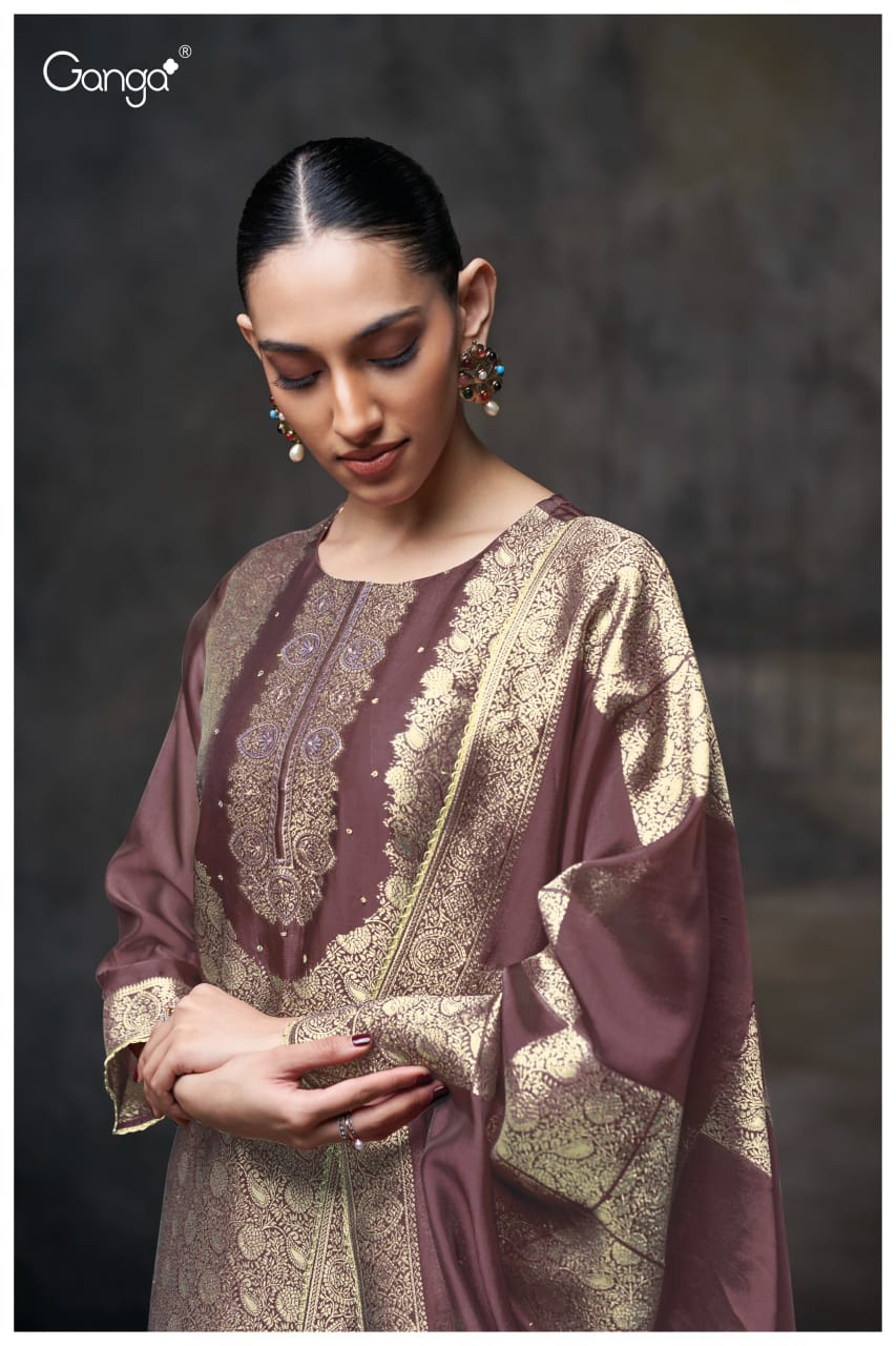 Ganga KIMBERLY S3697| Ganga Suits Wholesaler in Rohtak – Ashok Lal & Sons