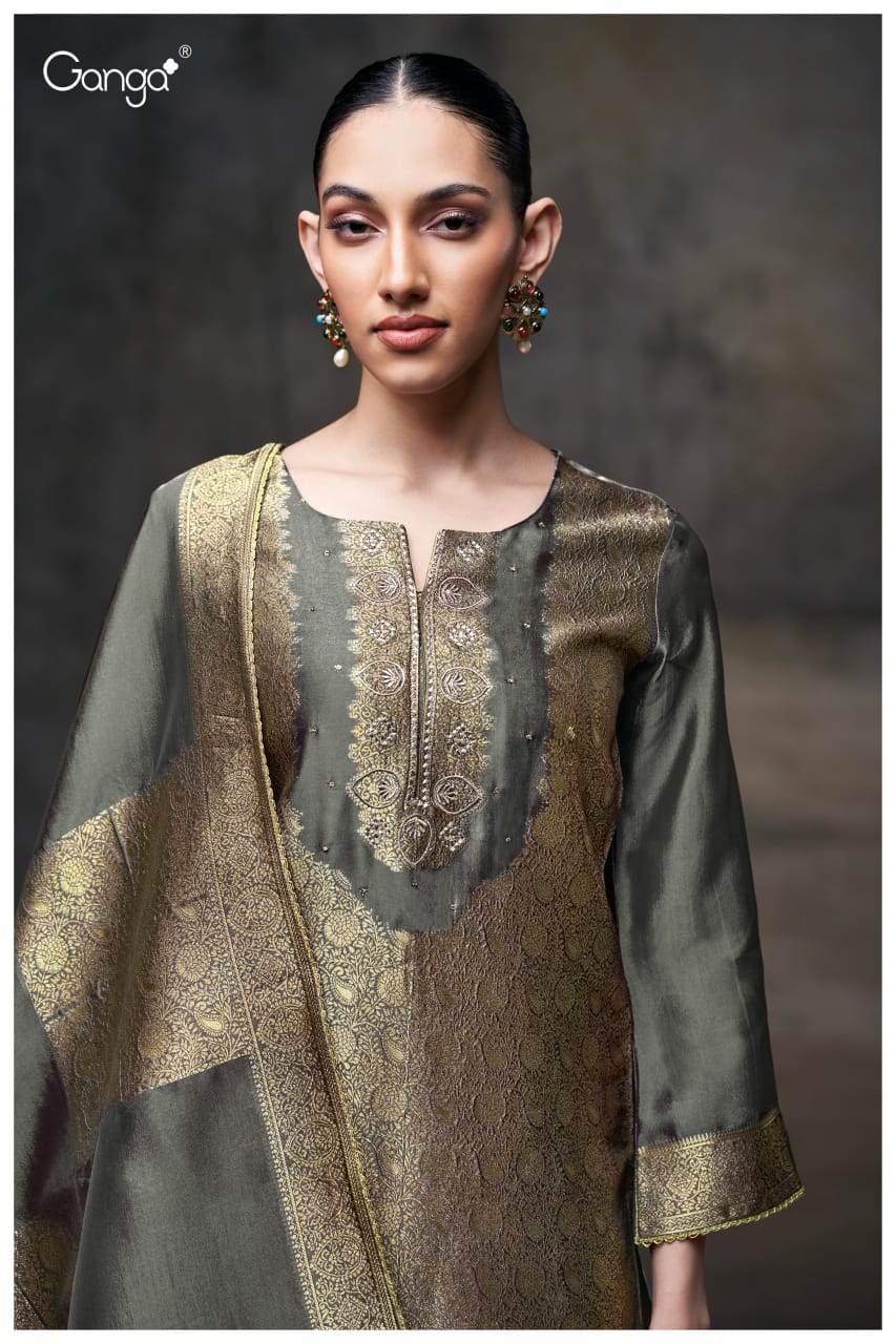 Ganga KIMBERLY S3697| Ganga Suits Wholesaler in Rohtak – Ashok Lal & Sons