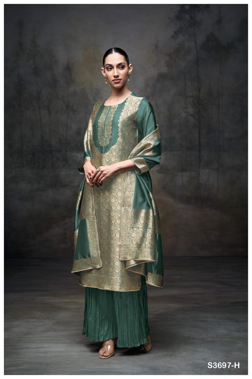 Ganga KIMBERLY S3697| Ganga Suits Wholesaler in Rohtak – Ashok Lal & Sons
