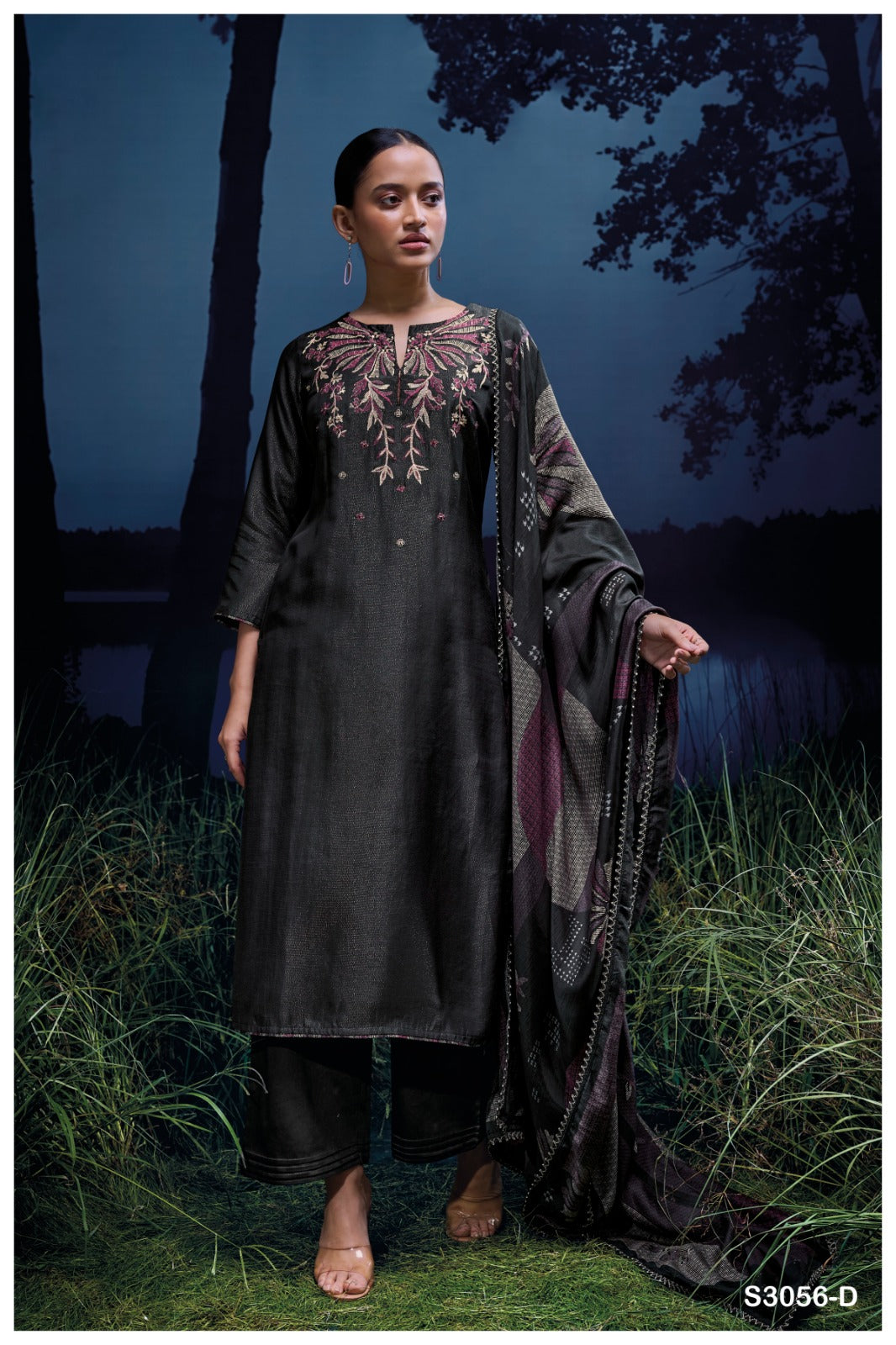 Ganga MILENA S3056| Ganga Suits Wholesaler in Rohtak – Ashok Lal & Sons
