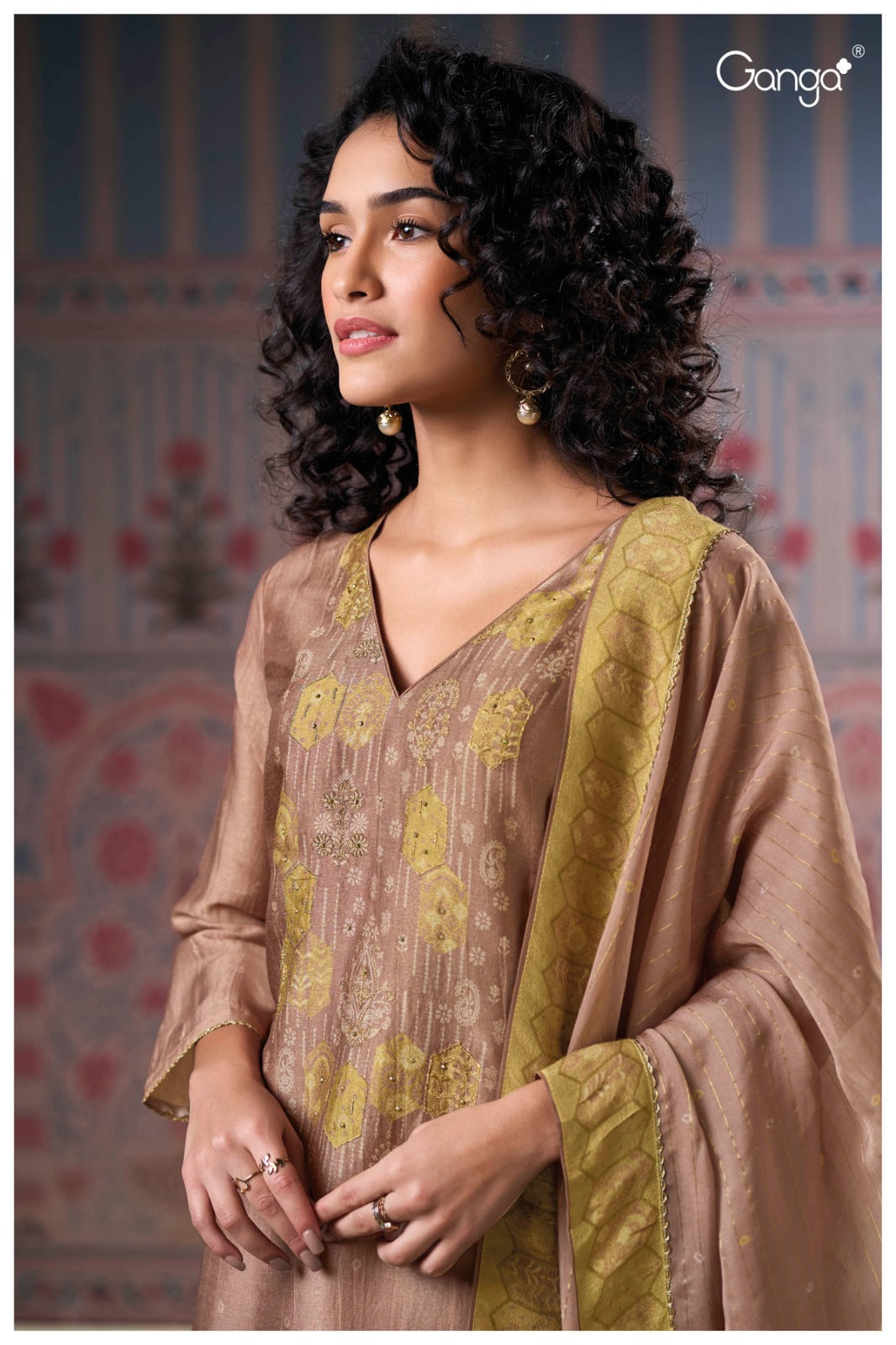 Ganga MALINA S3159| Ganga Suits Wholesaler in Rohtak – Ashok Lal & Sons