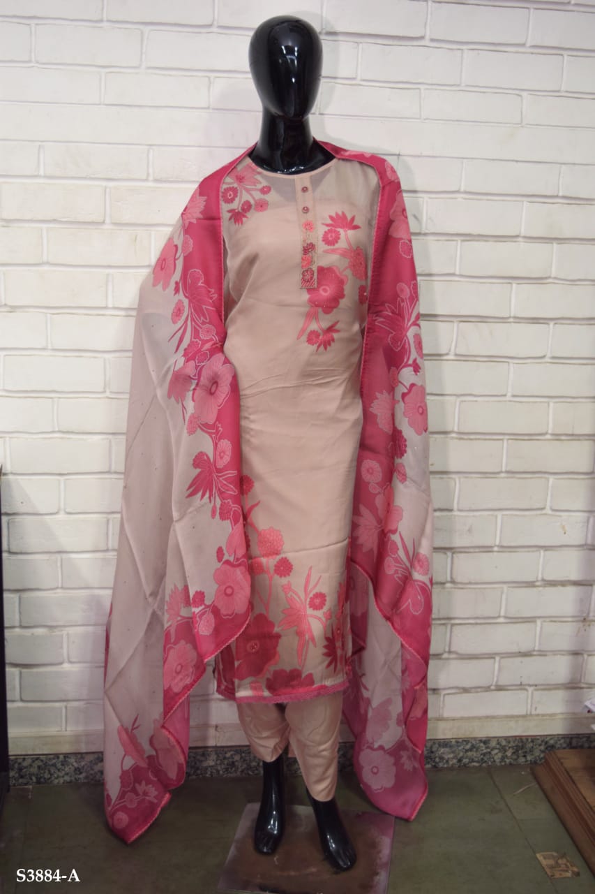 Ganga CALISTA S3884| Ganga Suits Wholesaler in Rohtak – Ashok Lal & Sons