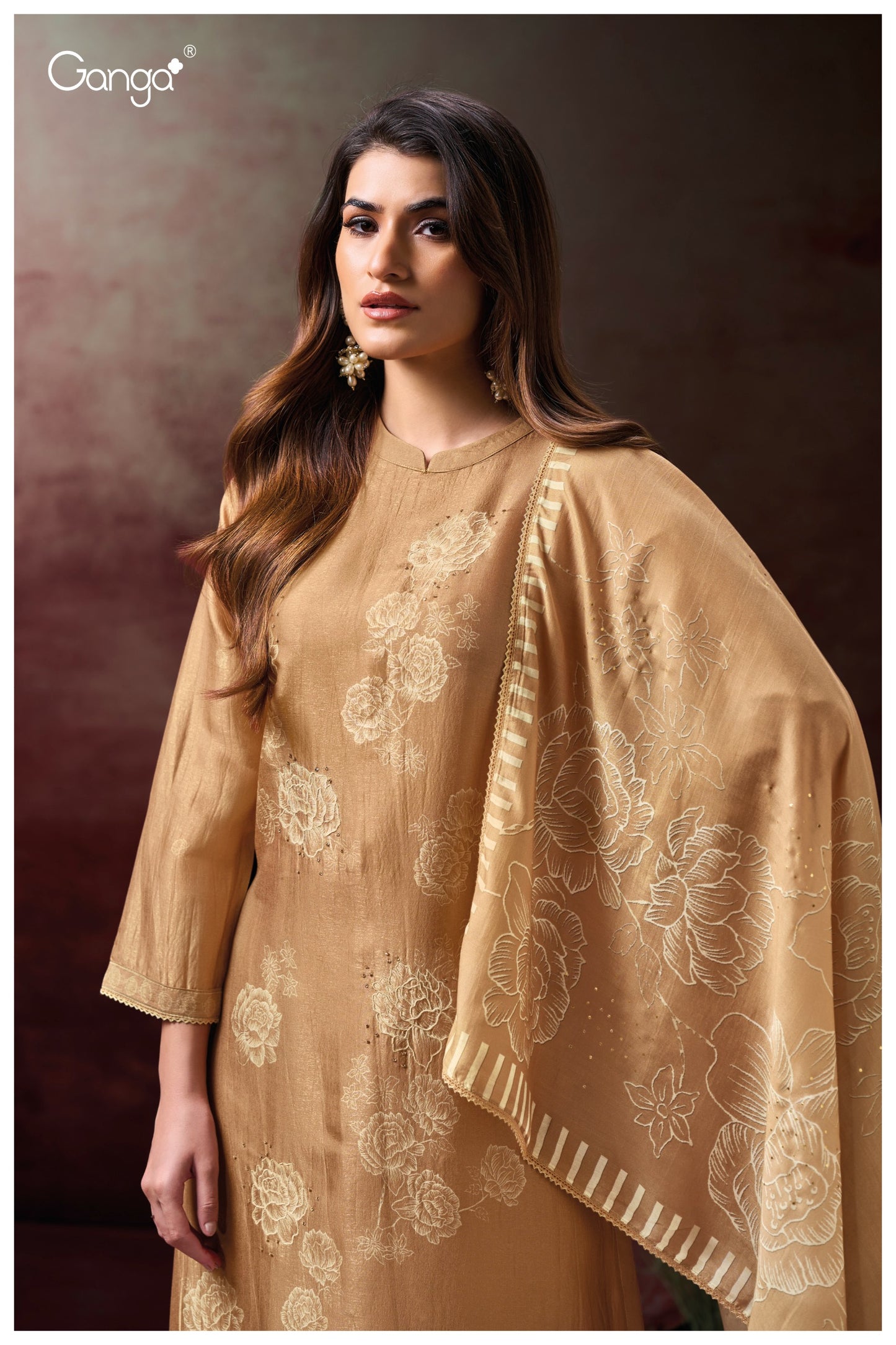 Ganga ELLAHI S3141| Ganga Suits Wholesaler in Rohtak – Ashok Lal & Sons