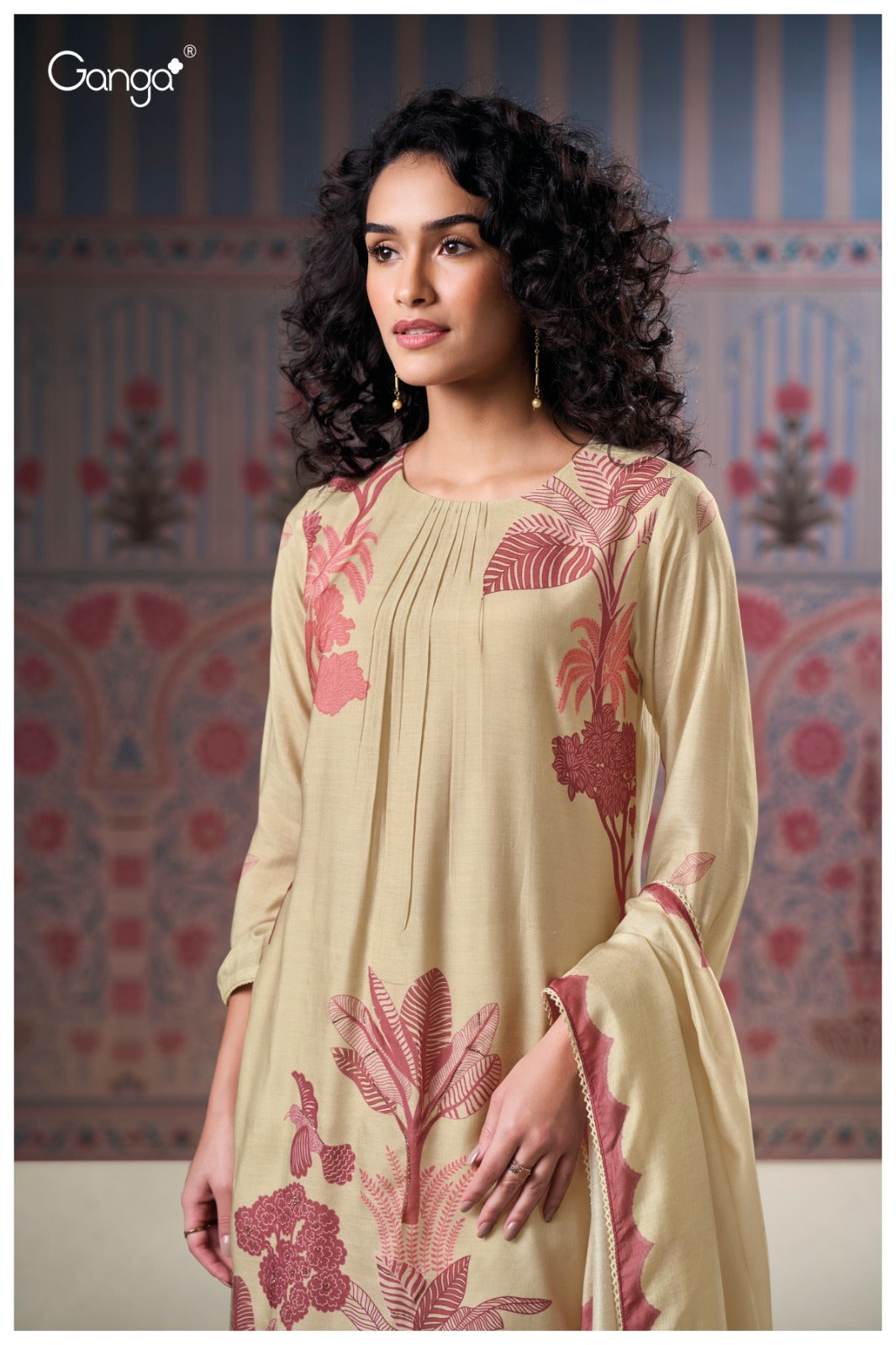Ganga AAKANSHI S3174| Ganga Suits Wholesaler in Rohtak – Ashok Lal & Sons