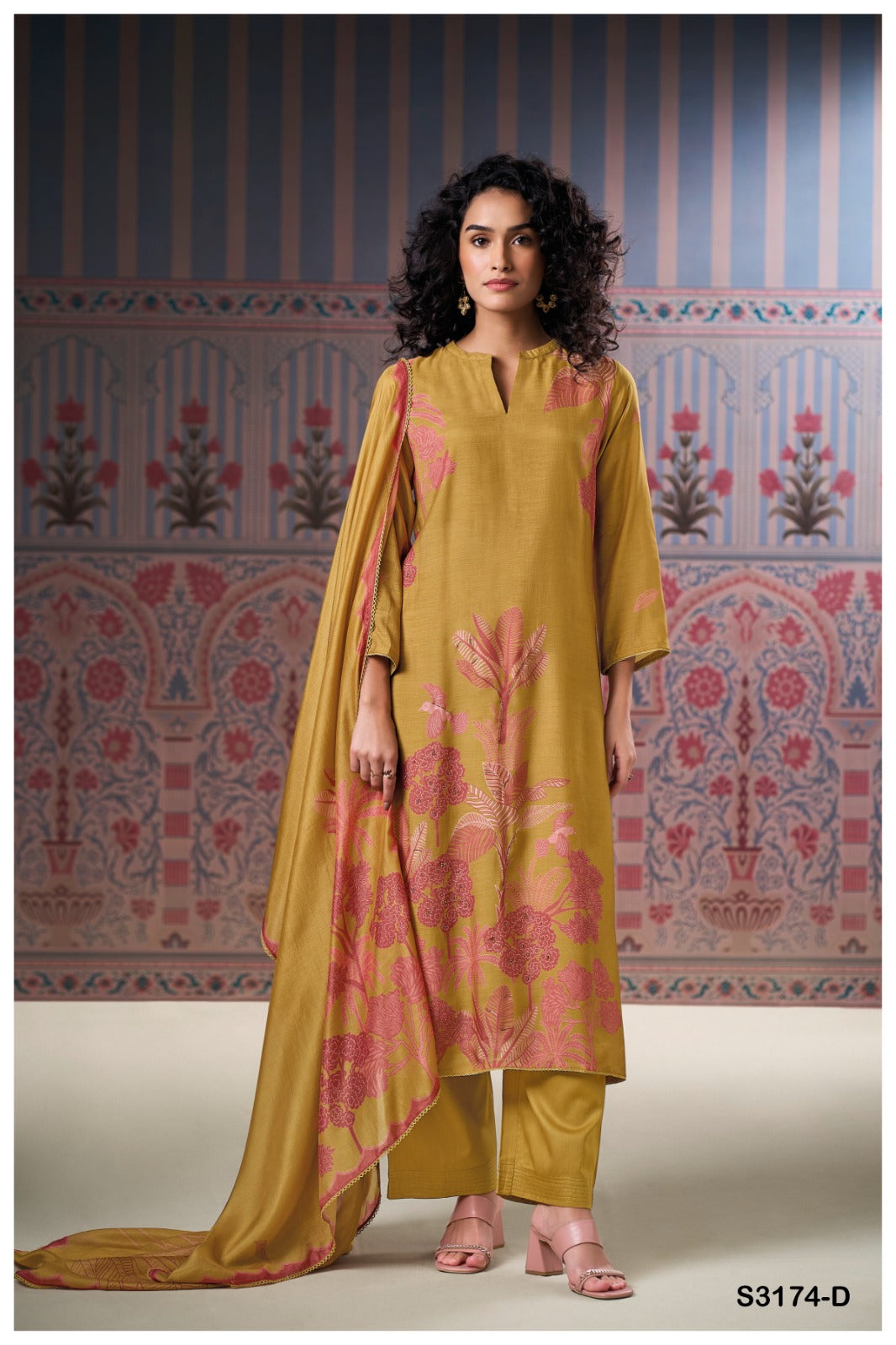 Ganga AAKANSHI S3174| Ganga Suits Wholesaler in Rohtak – Ashok Lal & Sons