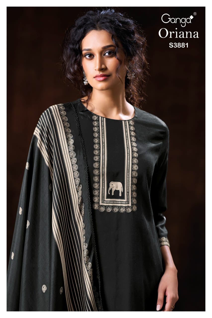 Ganga ORIANA S3881| Ganga Suits Wholesaler in Rohtak – Ashok Lal & Sons