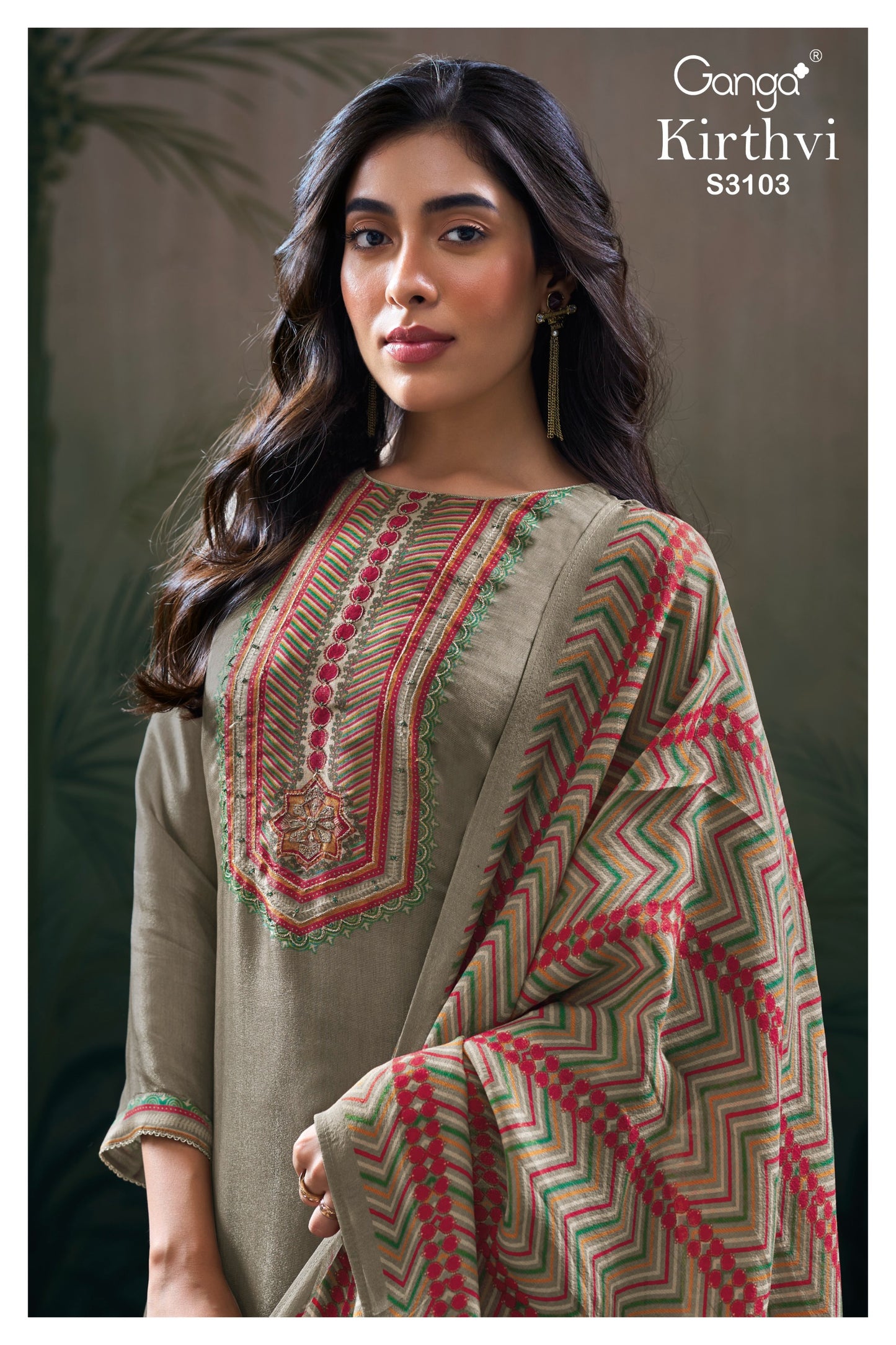 Ganga KIRTHVI S3101| Ganga Suits Wholesaler in Rohtak – Ashok Lal & Sons