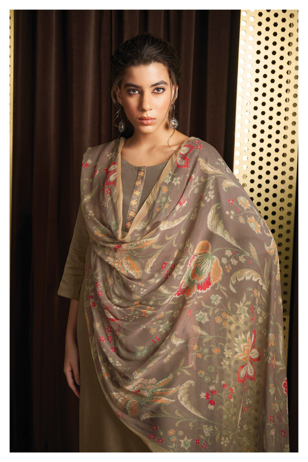 Ganga BRYNNE S1910 |Premium Cotton Silk Solid Suit – Ganga Suits Ashok Lal & Sons