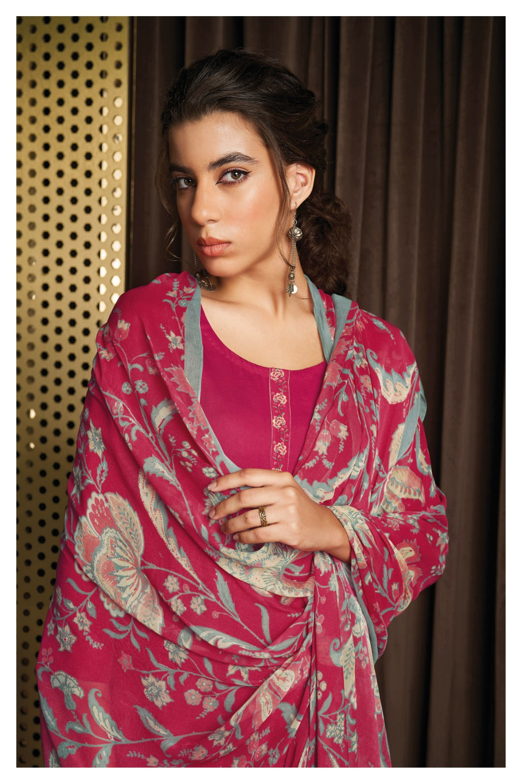 Ganga BRYNNE S1910 |Premium Cotton Silk Solid Suit – Ganga Suits Ashok Lal & Sons