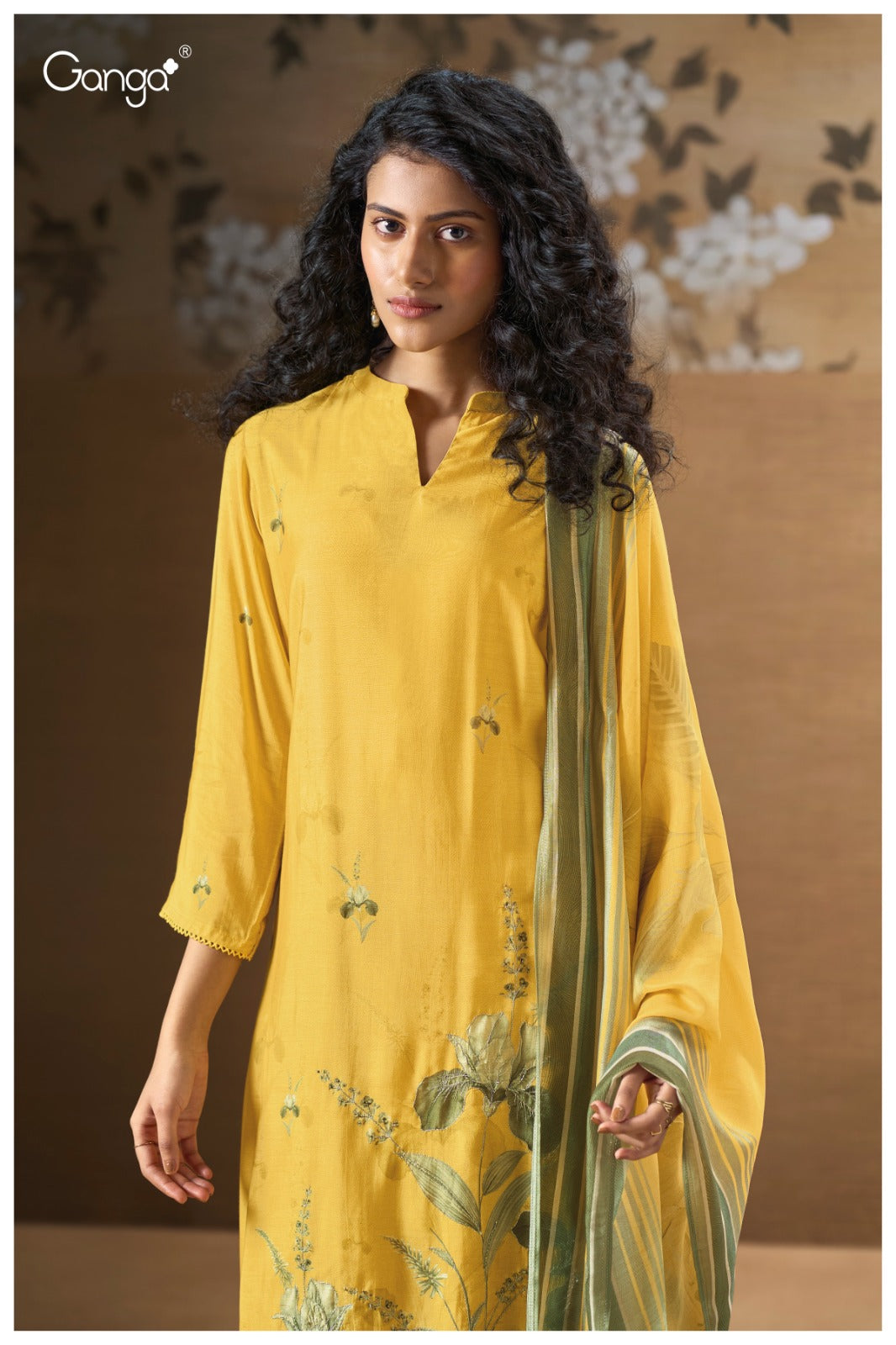 GANGA JAERA S3168 | Premium Bemberg Silk Suit – Ganga Suits Ashok Lal & Sons