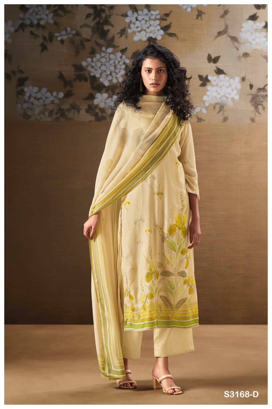 GANGA JAERA S3168 | Premium Bemberg Silk Suit – Ganga Suits Ashok Lal & Sons