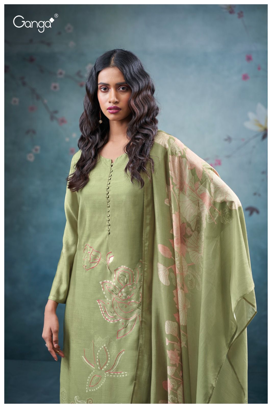 GANGA FASHIONS QIRAT | S3665