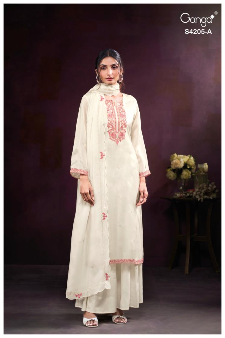BUY GANGA SUITS SINGLE PIECE GANGA KAELYN S4205 TOP DESIGN