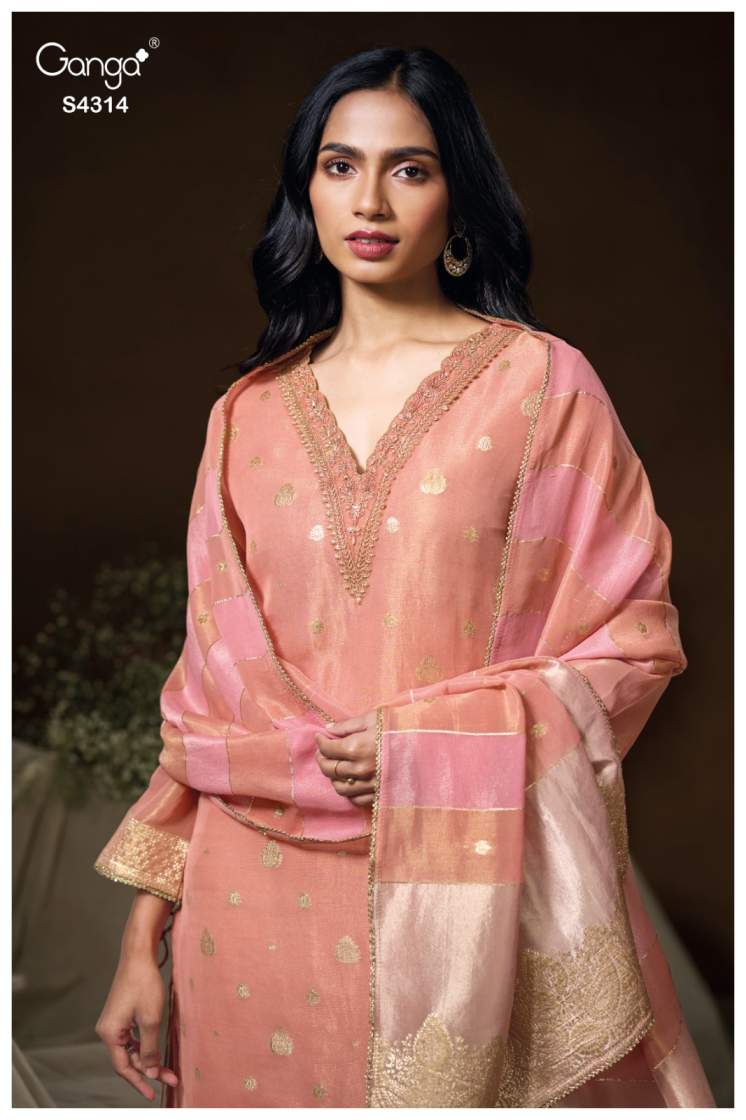 BUY GANGA SUITS GANGA RAVEIRA S4314 FULL SET