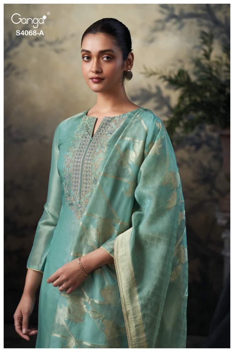 buy ganga taapsee s4068 premium pure bemberg silk suit online
