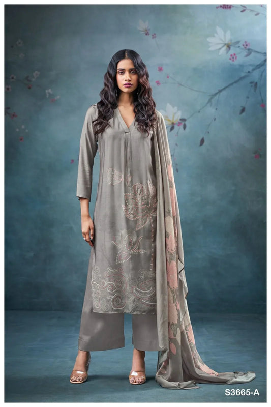 GANGA FASHIONS QIRAT | S3665