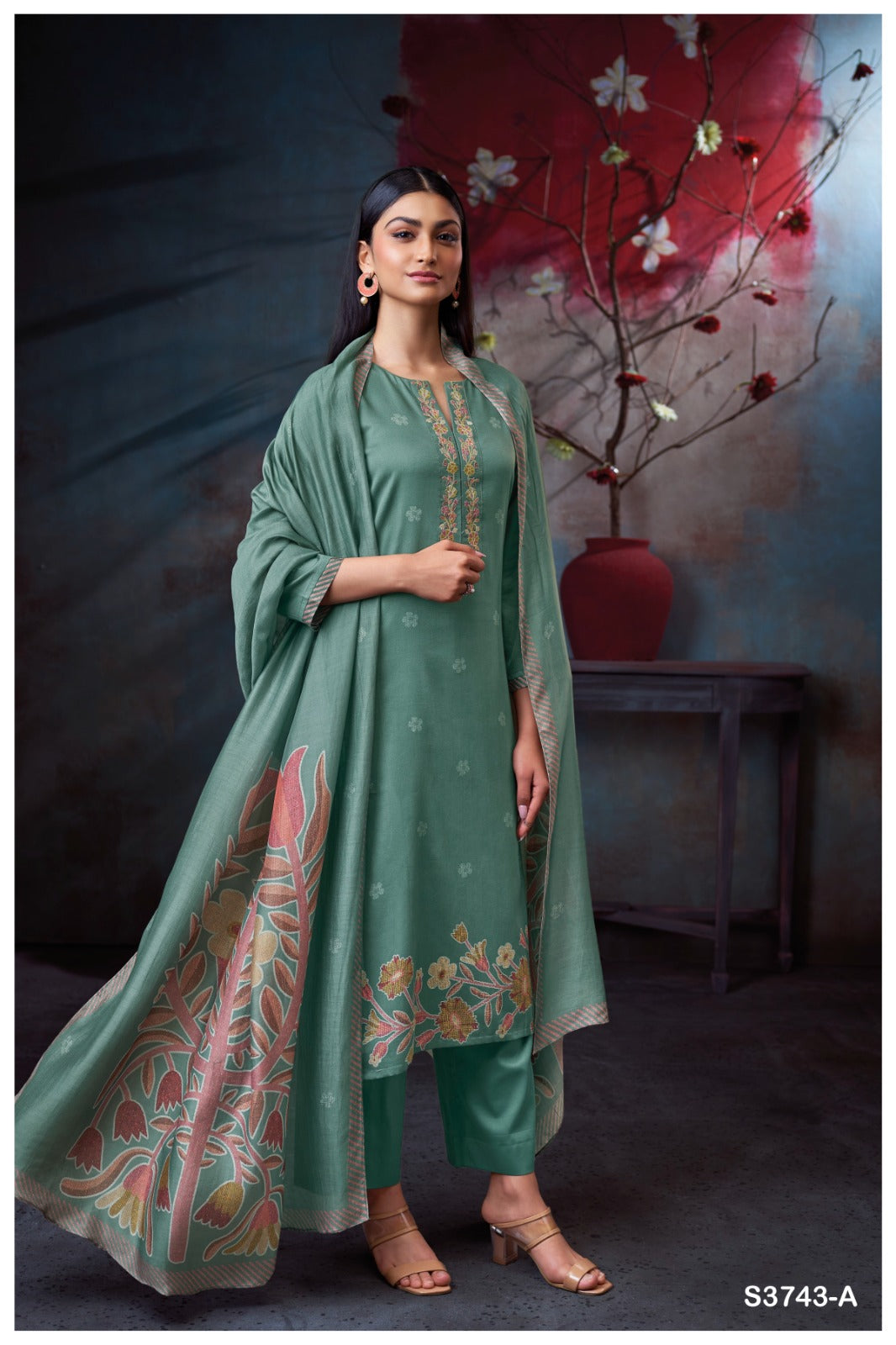 GANGA FASHIONS HEATHER | S3743