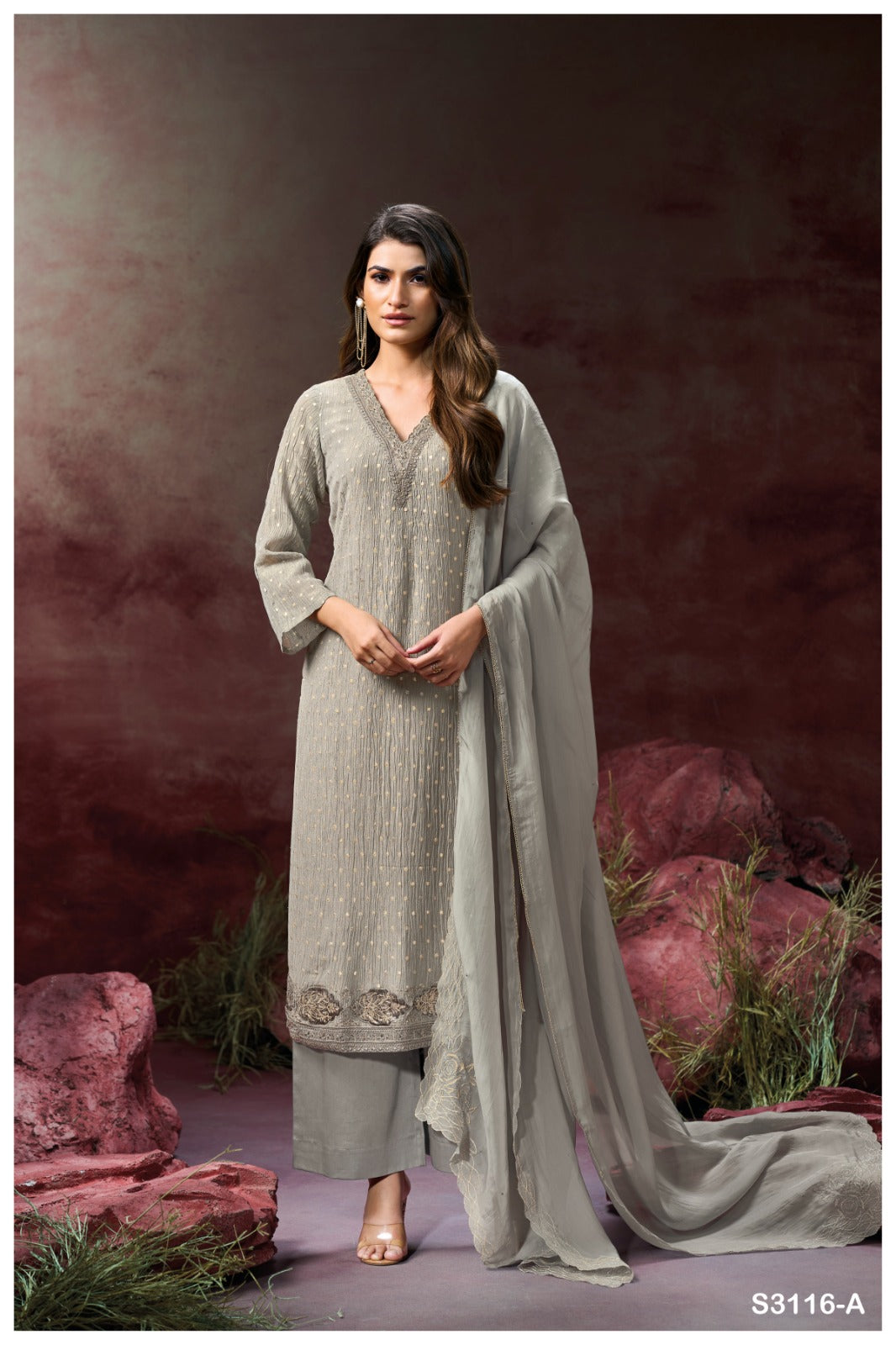 GANGA FASHIONS EARI | S3116