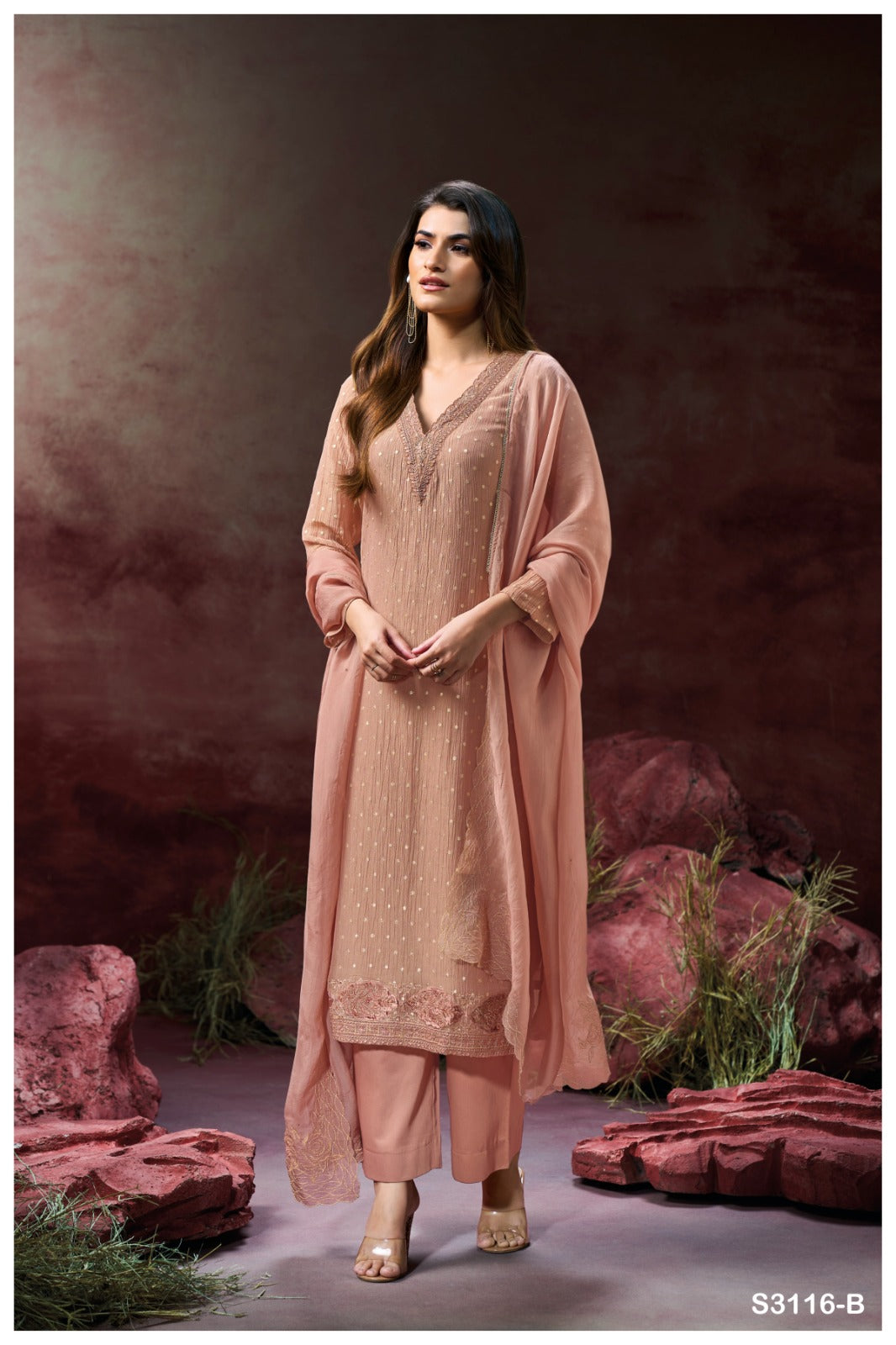 GANGA FASHIONS EARI | S3116