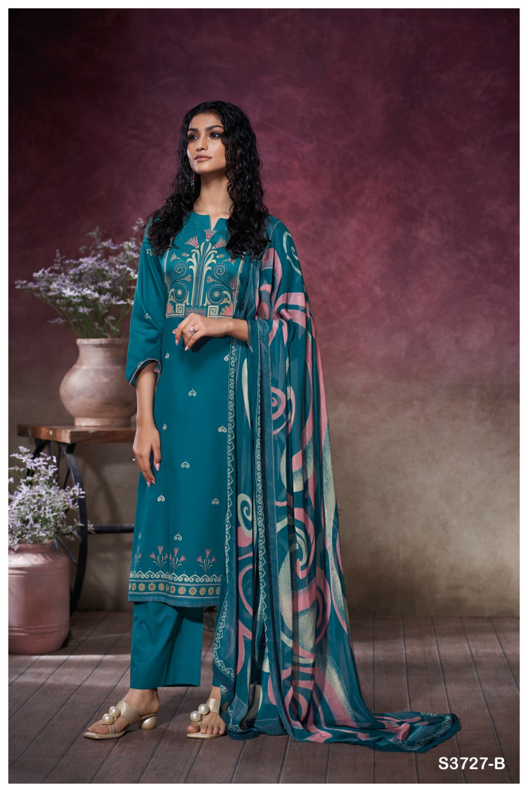 GANGA FASHIONS JIHANA | S3727