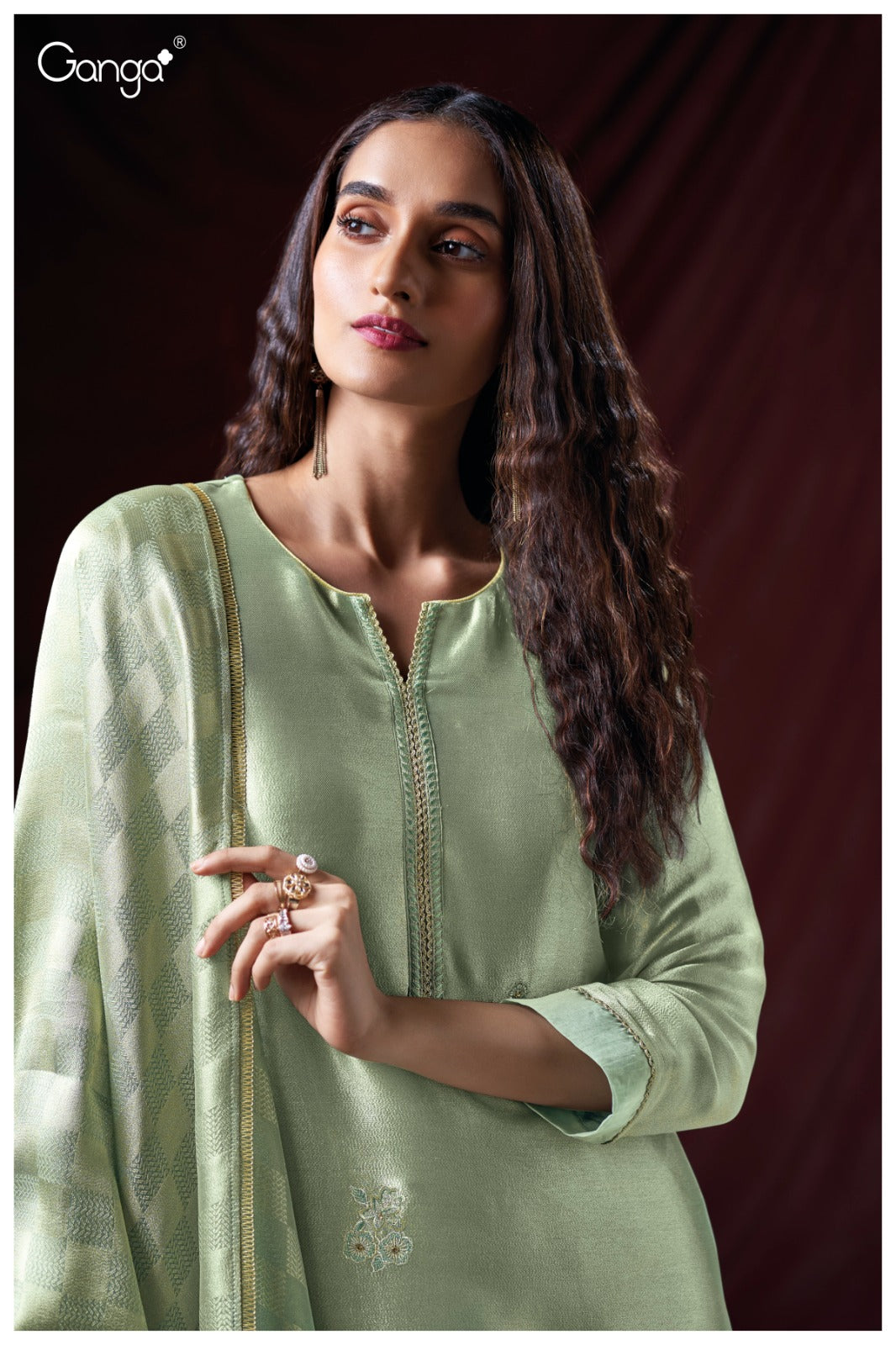 GANGA FASHIONS ZYLEE S3731 | PREMIUM PURE BEMBERG SILK - ASHOK LAL & SONS