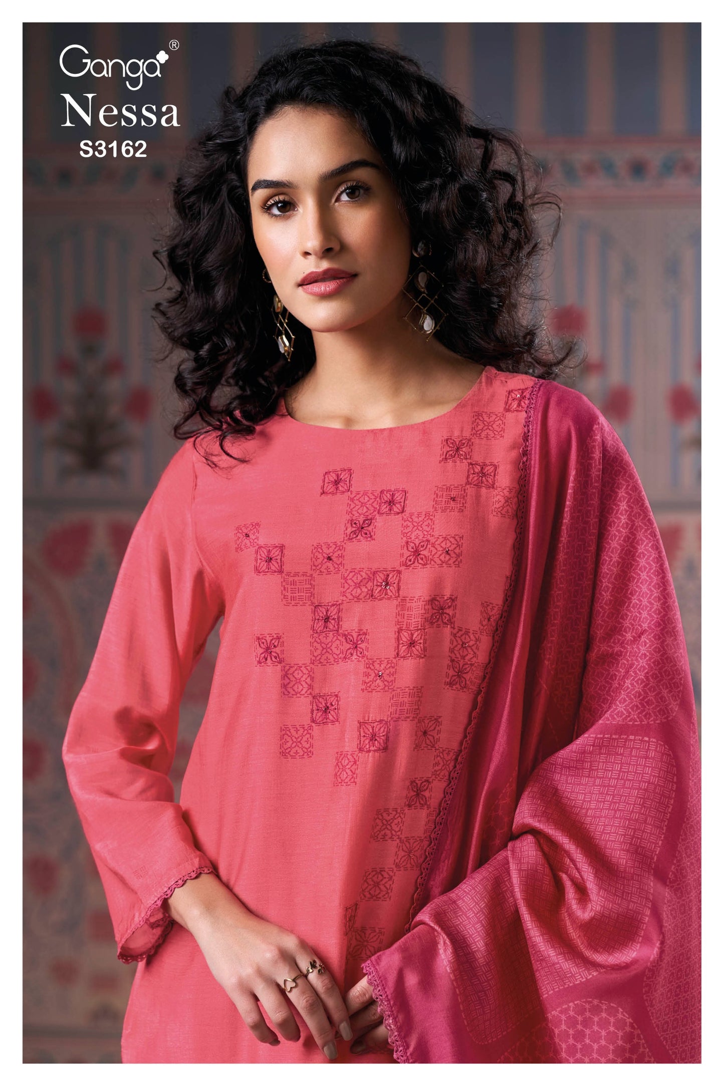 GANGA FASHIONS NESSA S3162 | PREMIUM PURE BEMBERG SILK - ASHOK LAL & SONS