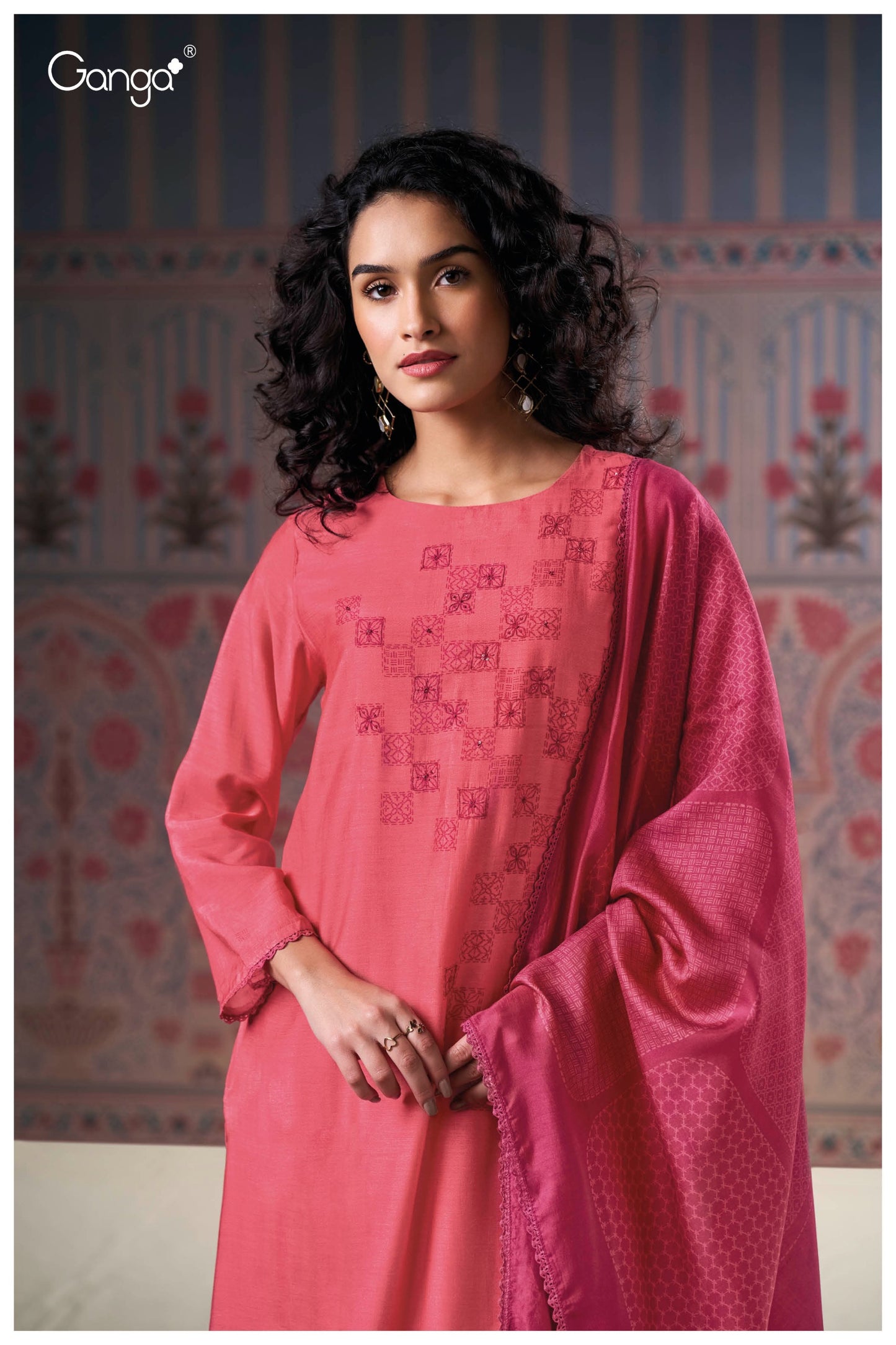 GANGA FASHIONS NESSA S3162 | PREMIUM PURE BEMBERG SILK - ASHOK LAL & SONS