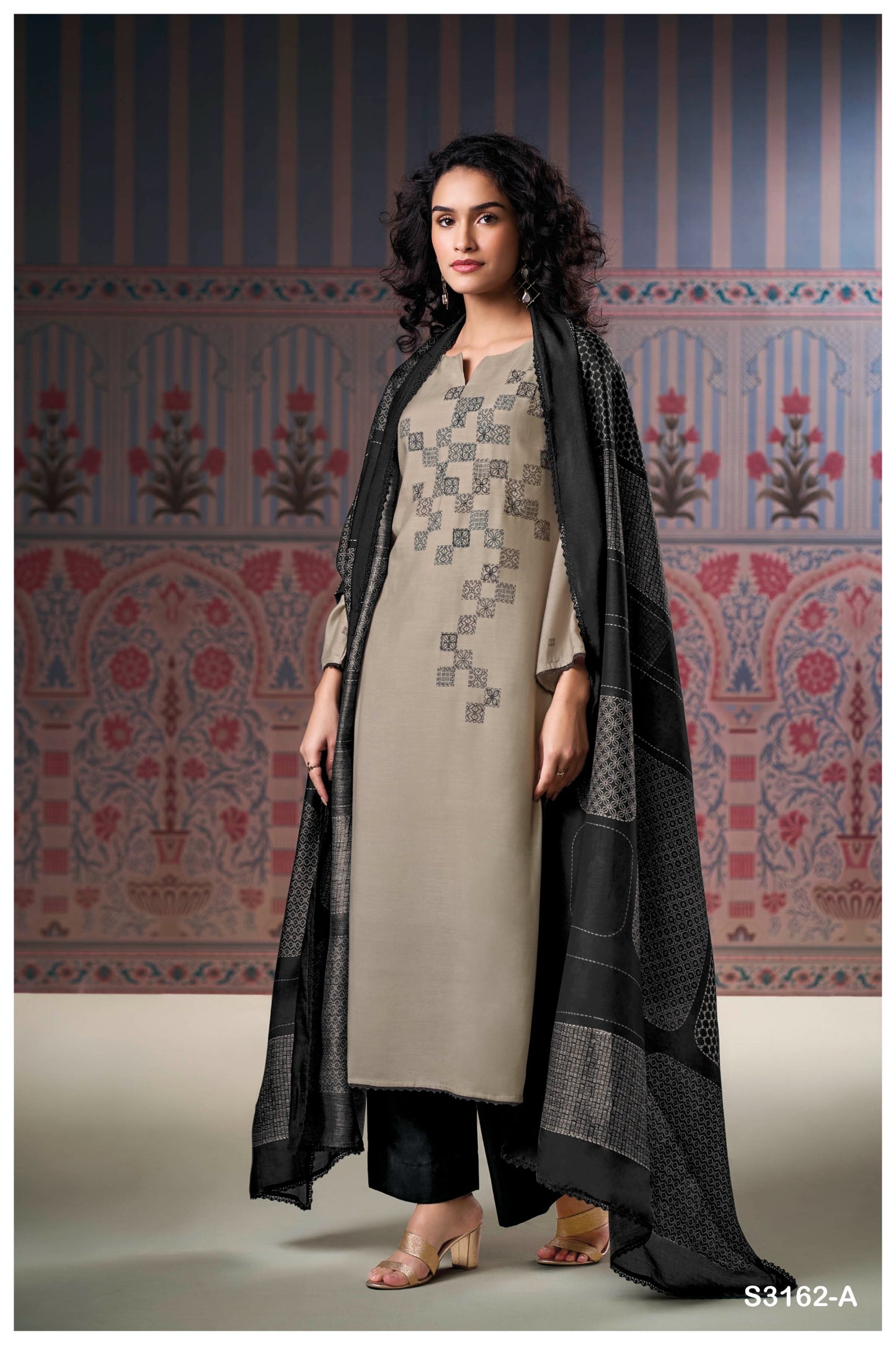 GANGA FASHIONS NESSA S3162 | PREMIUM PURE BEMBERG SILK - ASHOK LAL & SONS
