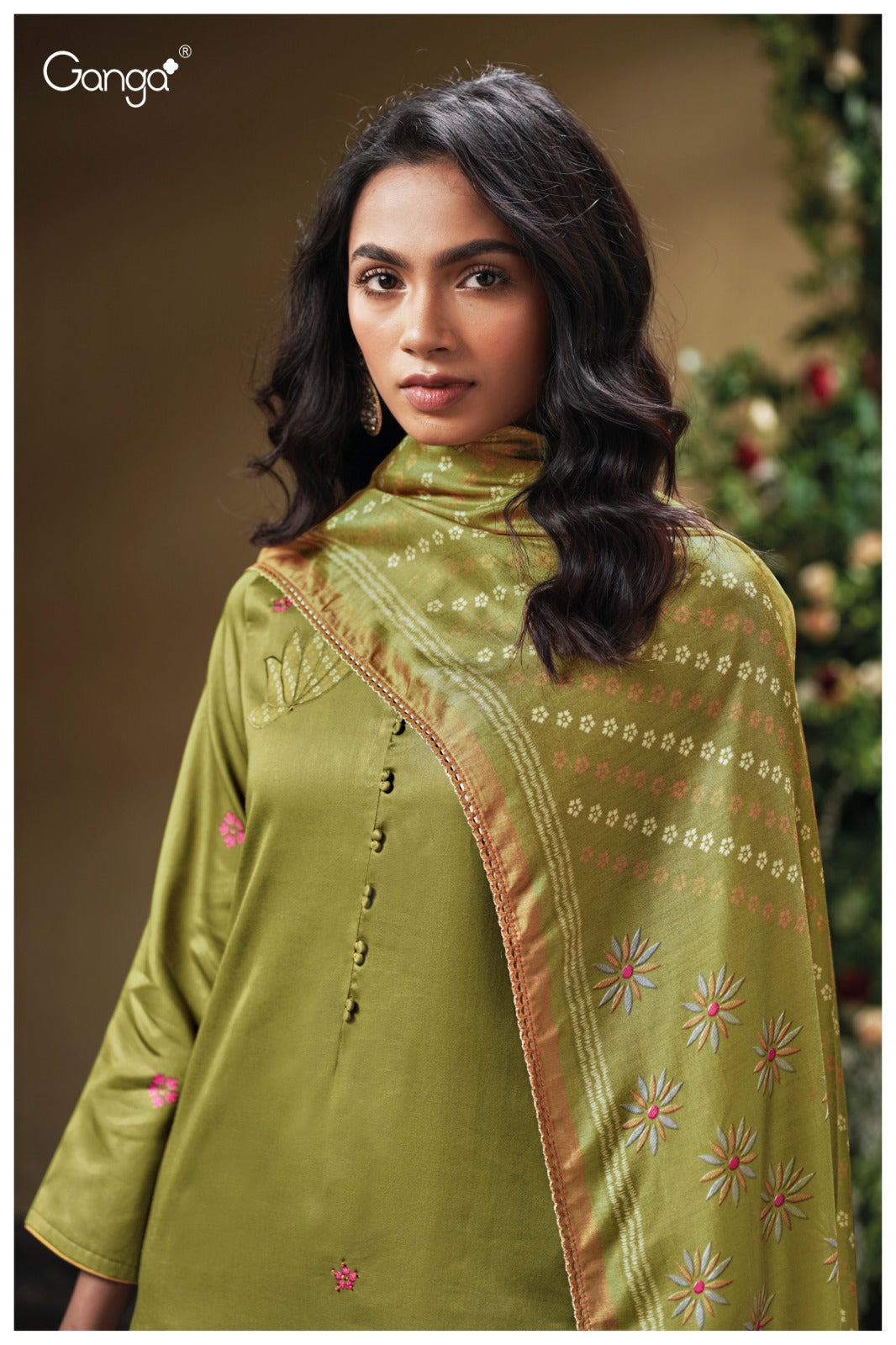 GANGA CRETA S3797 | PREMIUM COTTON SATIN - ASHOK LAL & SONS