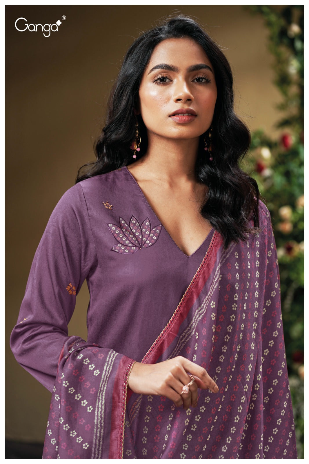 GANGA CRETA S3797 | PREMIUM COTTON SATIN - ASHOK LAL & SONS