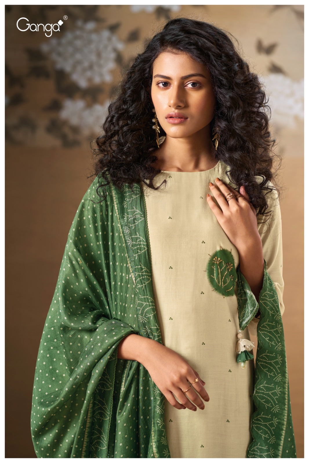 GANGA FASHIONS HARINA S3242 - PREMIUM PURE BEMBERG SILK | ASHOK LAL & SONS
