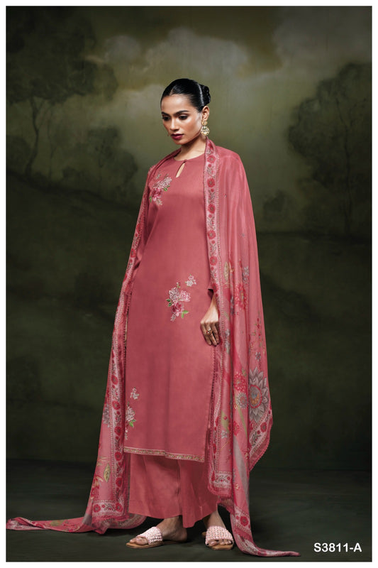 Ganga YENNOHA S3811| Ganga Suits Wholesaler in Rohtak – Ashok Lal & Sons