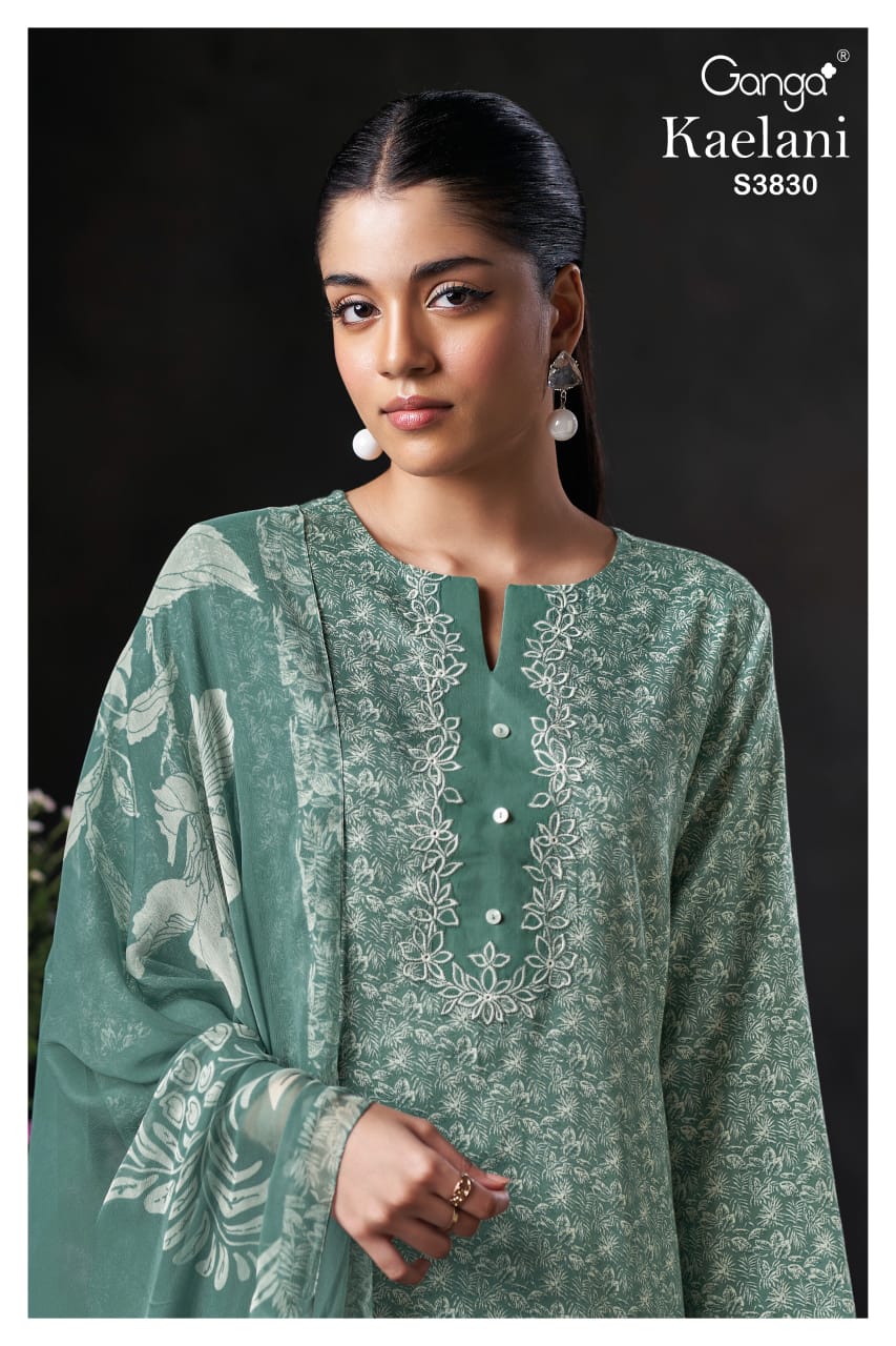 Ganga KAELANI S3830| Ganga Suits Wholesaler in Rohtak – Ashok Lal & Sons