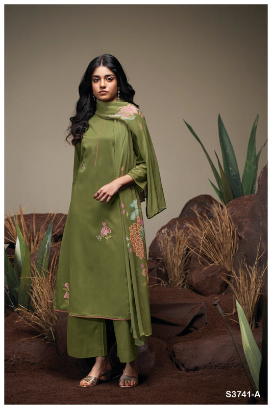 Ganga AGATHA S3741| Ganga Suits Wholesaler in Rohtak – Ashok Lal & Sons