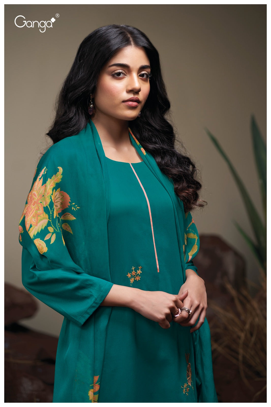 Ganga AGATHA S3741| Ganga Suits Wholesaler in Rohtak – Ashok Lal & Sons