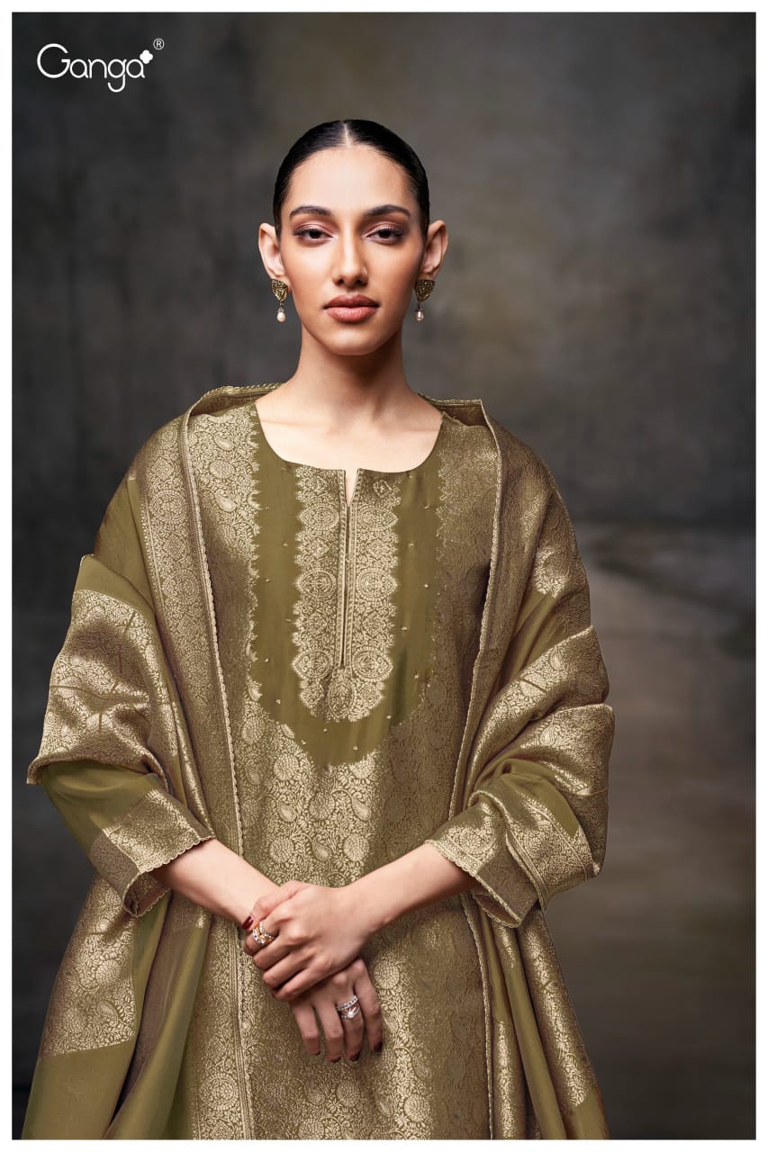 Ganga KIMBERLY S3697| Ganga Suits Wholesaler in Rohtak – Ashok Lal & Sons