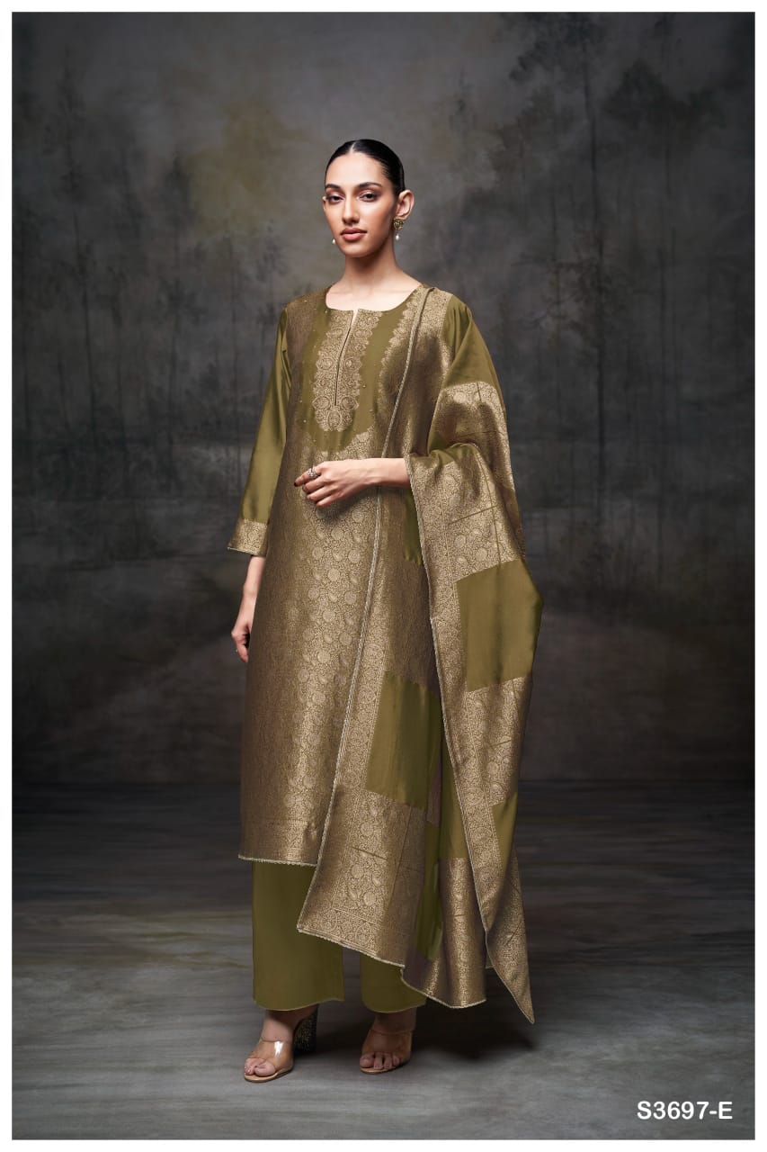 Ganga KIMBERLY S3697| Ganga Suits Wholesaler in Rohtak – Ashok Lal & Sons