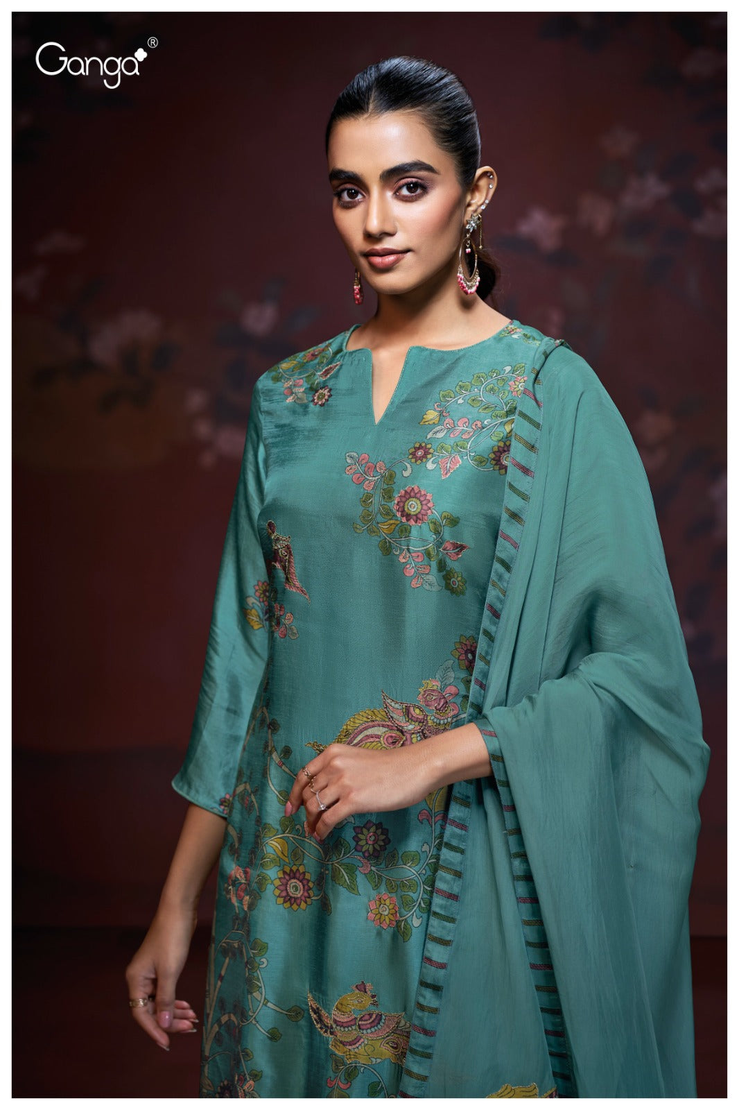 Ganga AALIYAH S3203| Ganga Suits Wholesaler in Rohtak – Ashok Lal & Sons