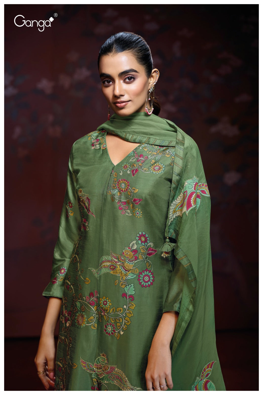 Ganga AALIYAH S3203| Ganga Suits Wholesaler in Rohtak – Ashok Lal & Sons