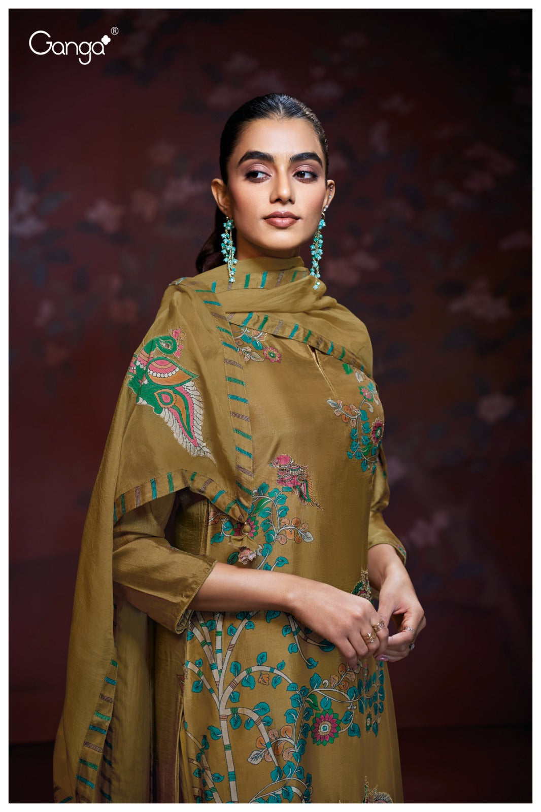 Ganga AALIYAH S3203| Ganga Suits Wholesaler in Rohtak – Ashok Lal & Sons