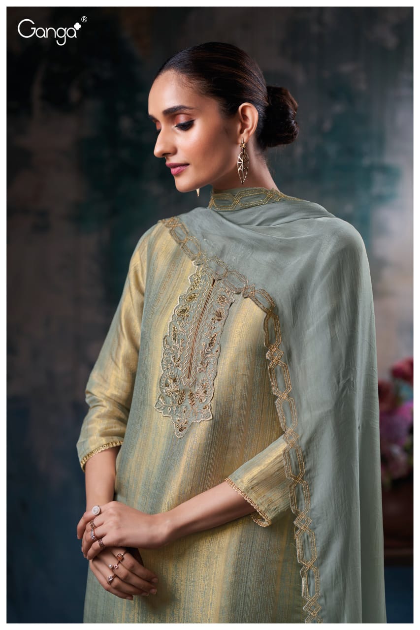 Ganga NYXIE S3449| Ganga Suits Wholesaler in Rohtak – Ashok Lal & Sons