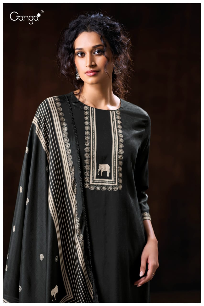 Ganga ORIANA S3881| Ganga Suits Wholesaler in Rohtak – Ashok Lal & Sons