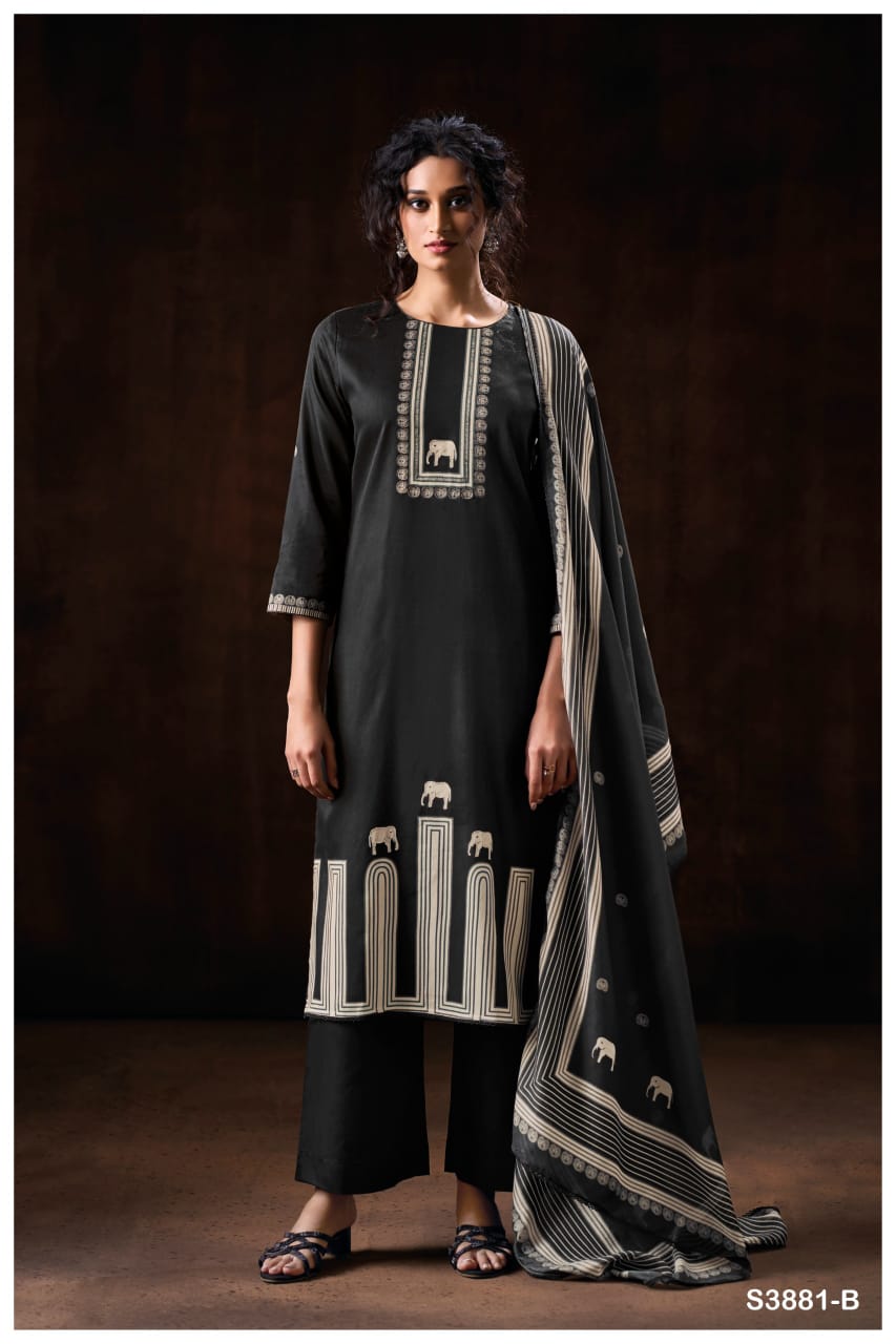 Ganga ORIANA S3881| Ganga Suits Wholesaler in Rohtak – Ashok Lal & Sons